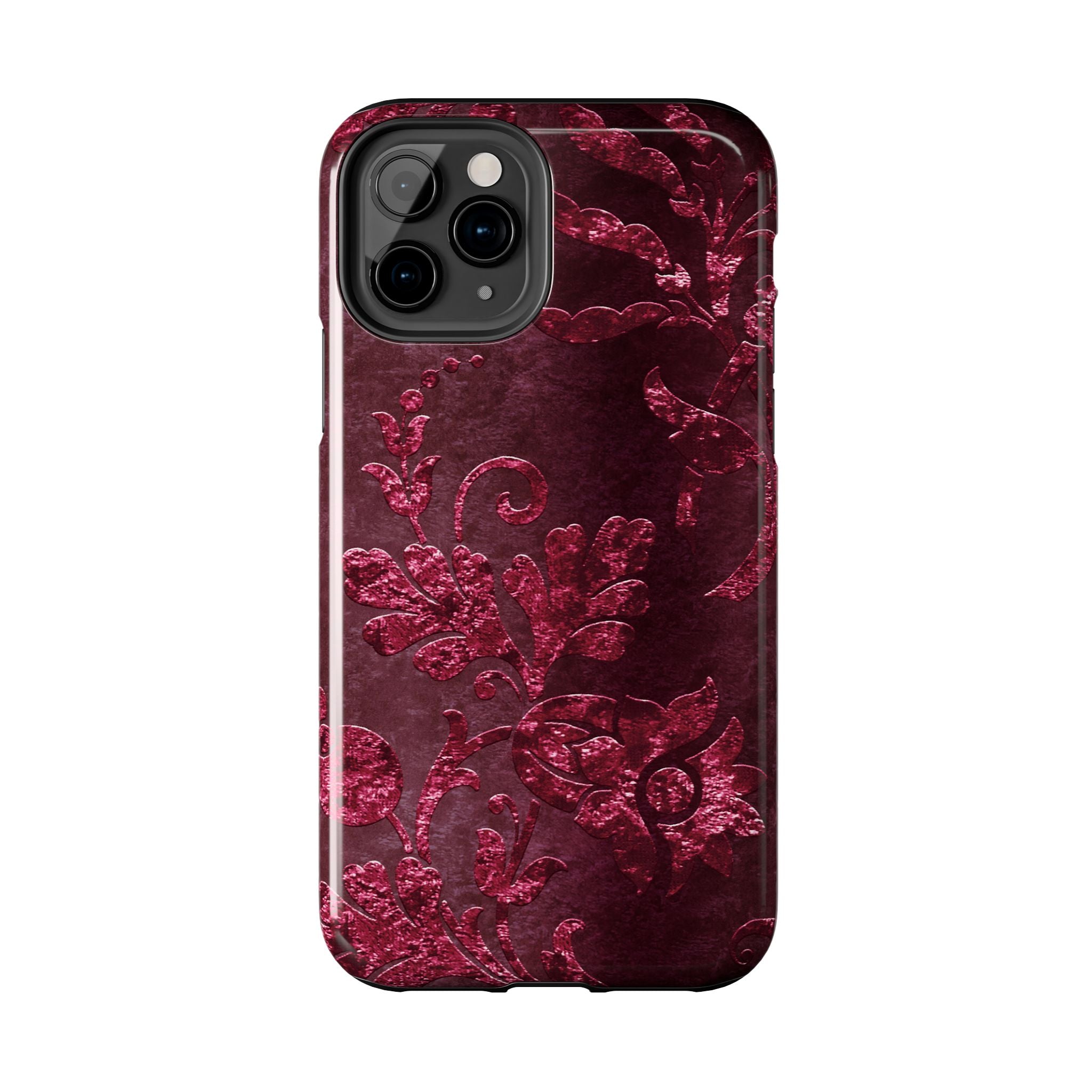 embossed-burgundy-velvet-tough-iphone-case-protective-iphone-cover-heavy-duty-iphone-case-rugged-phone-case-durable-smartphon