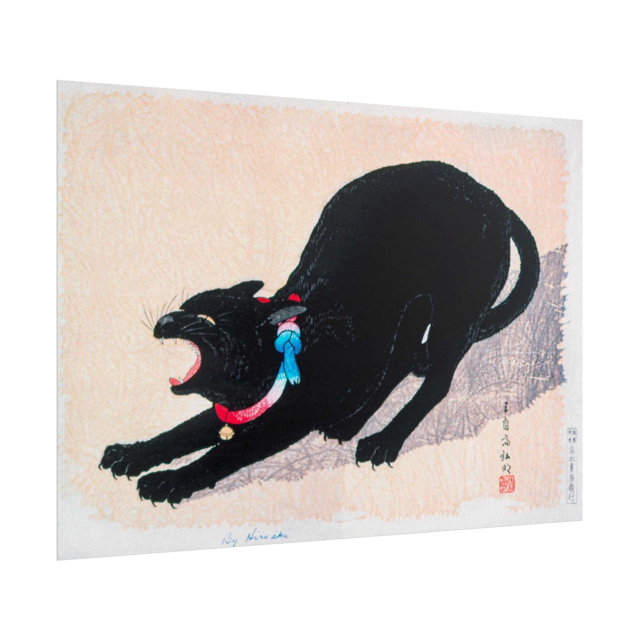 black-cat-hissing-by-hiroaki-takahashi-poster-print-classic-japanese-wall-art-living-room-decor-japandi-art-home-wall-decor