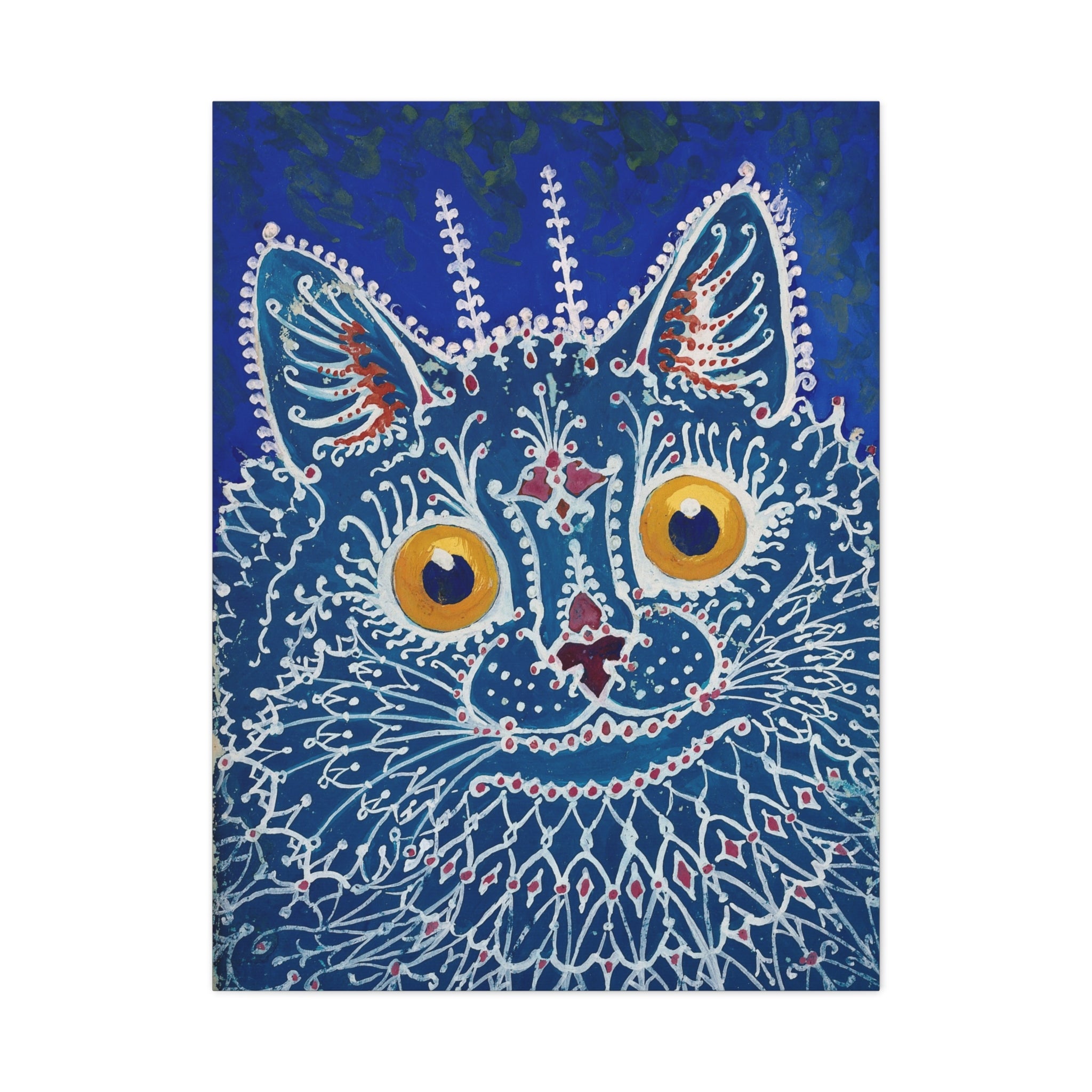 canvas-print-louis-wain-cat-gothic-style-gouache-art-large-wall-decor-matte-stretched-home-office-decoration-unique-cat-print