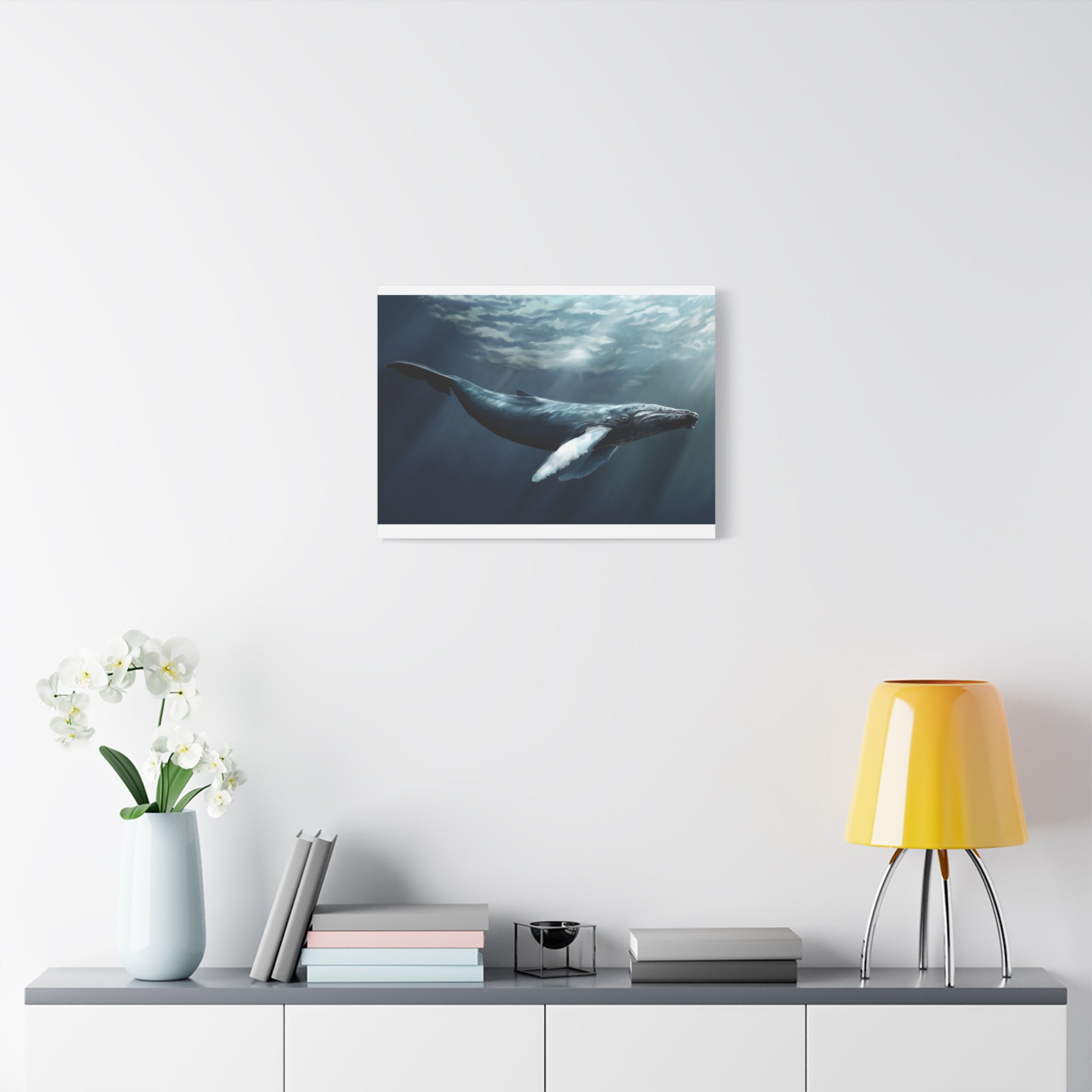 canvas-art-humpback-whale-wall-decor-matte-stretched-print-underwater-ocean-painting-nautical-home-decor-sea-life-artwork-wha