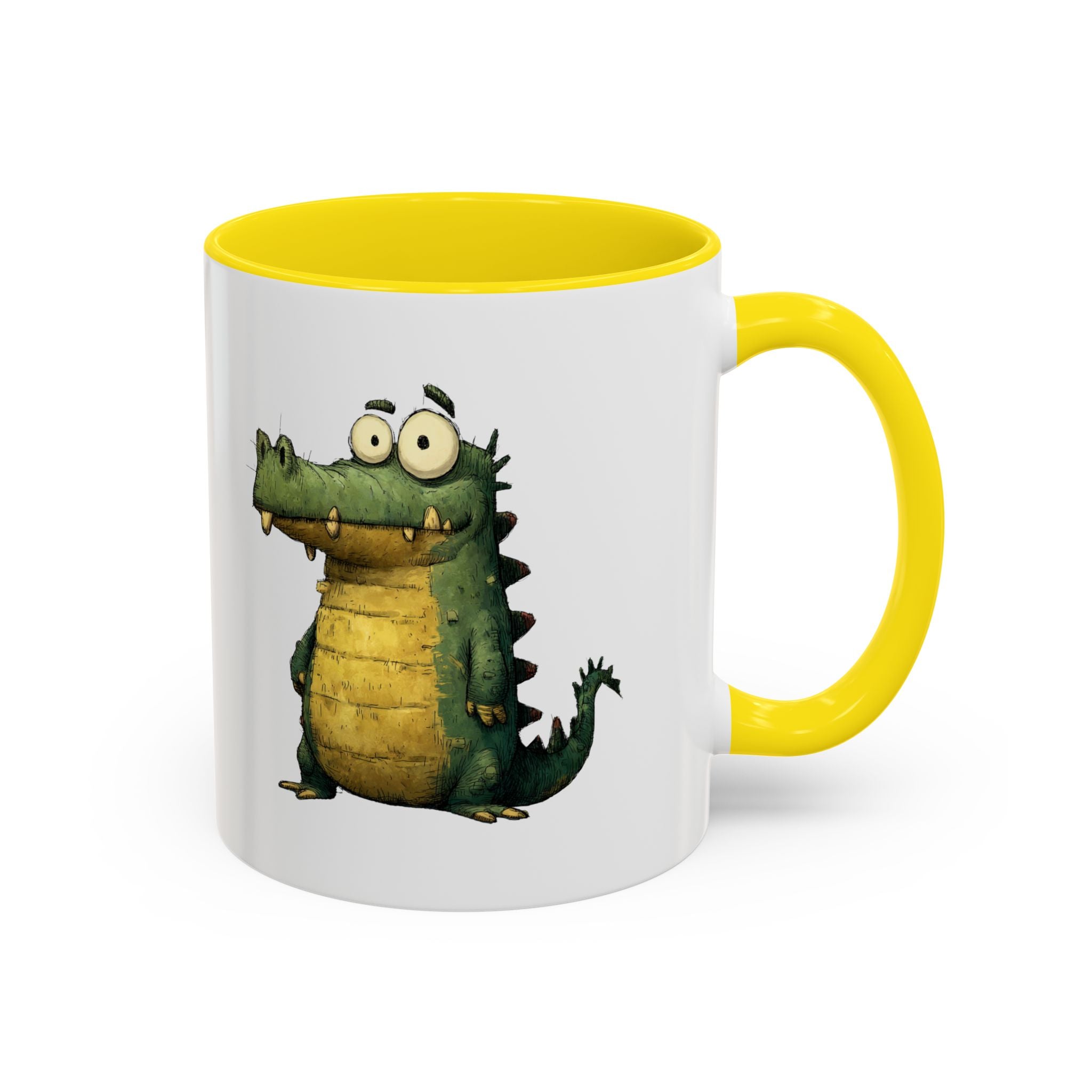 Funny Alligator Accent Coffee Mug | Cute Animal Mug for Nature Lovers, Ideal Gift for Birthdays, Holidays, Home Decor