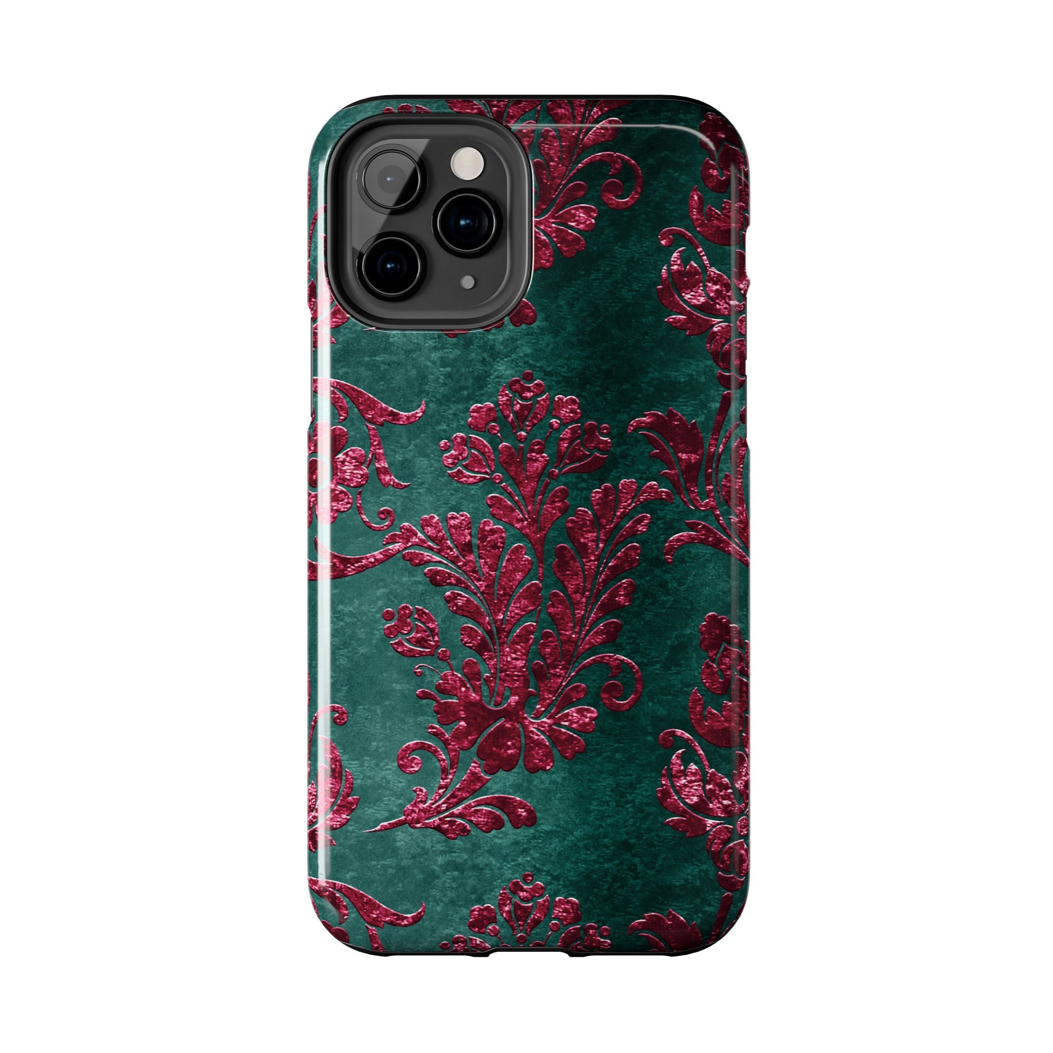 embossed-burgundy-velvet-tough-iphone-case-protective-iphone-cover-heavy-duty-iphone-case-rugged-phone-case-durable-smartphon