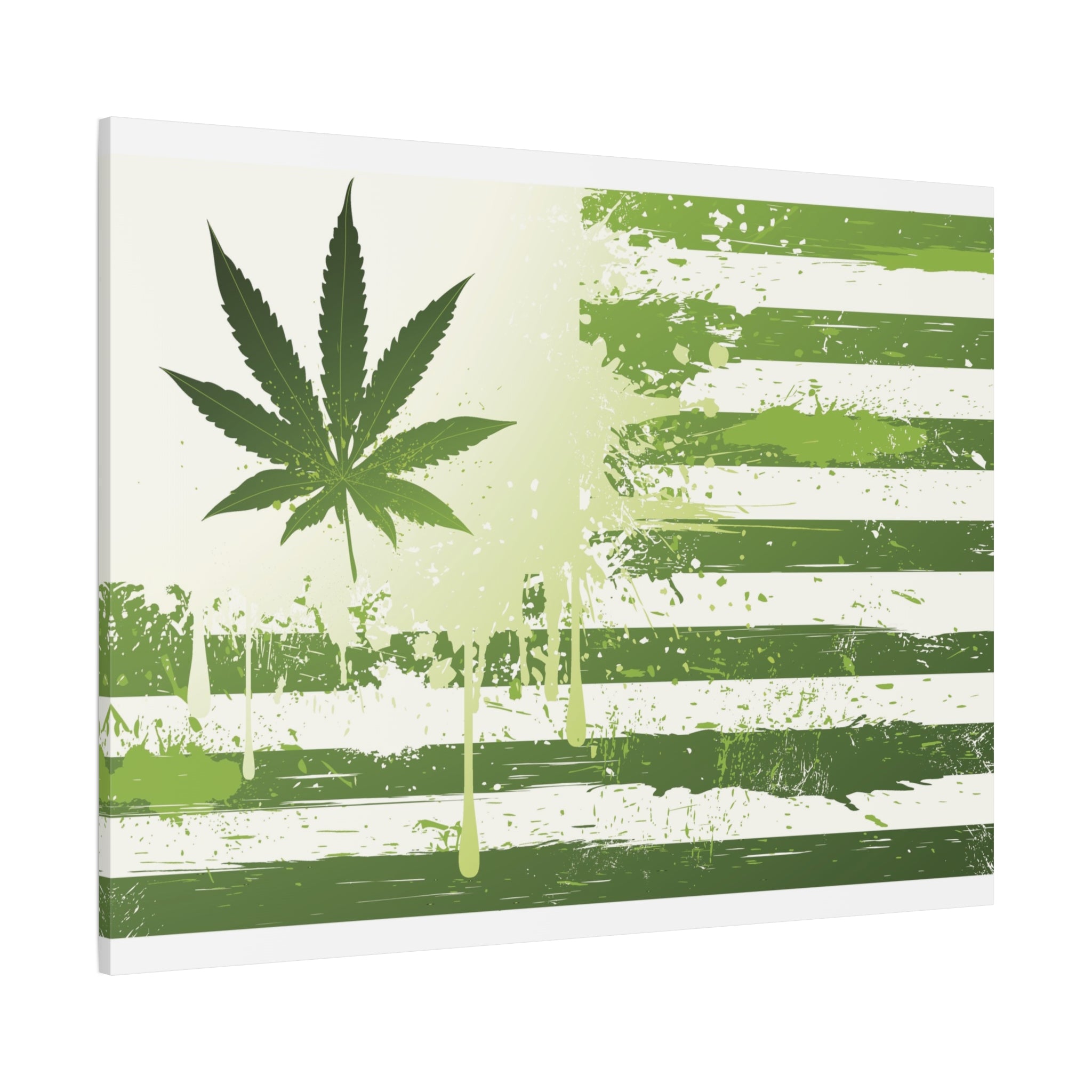 canvas-print-marijuana-republic-weed-mary-jane-funny-home-decor-wall-art-stretched-matte-wall-hanging-decorative-weed-art-mar