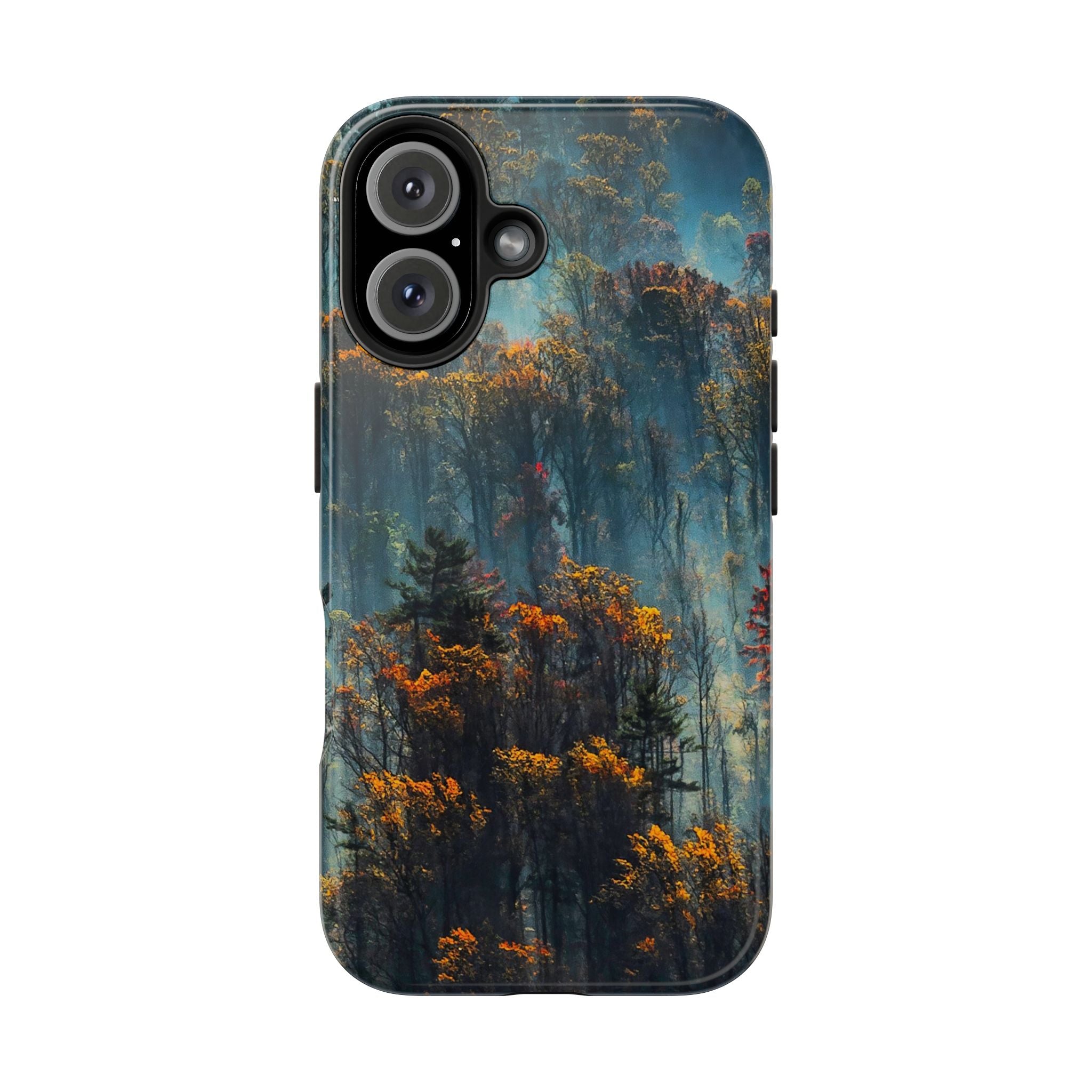 iphone-tough-case-misty-forrest-foggy-fall-iphone-covers-protective-smartphone-cover-nature-lover-gift-adventure-accessory