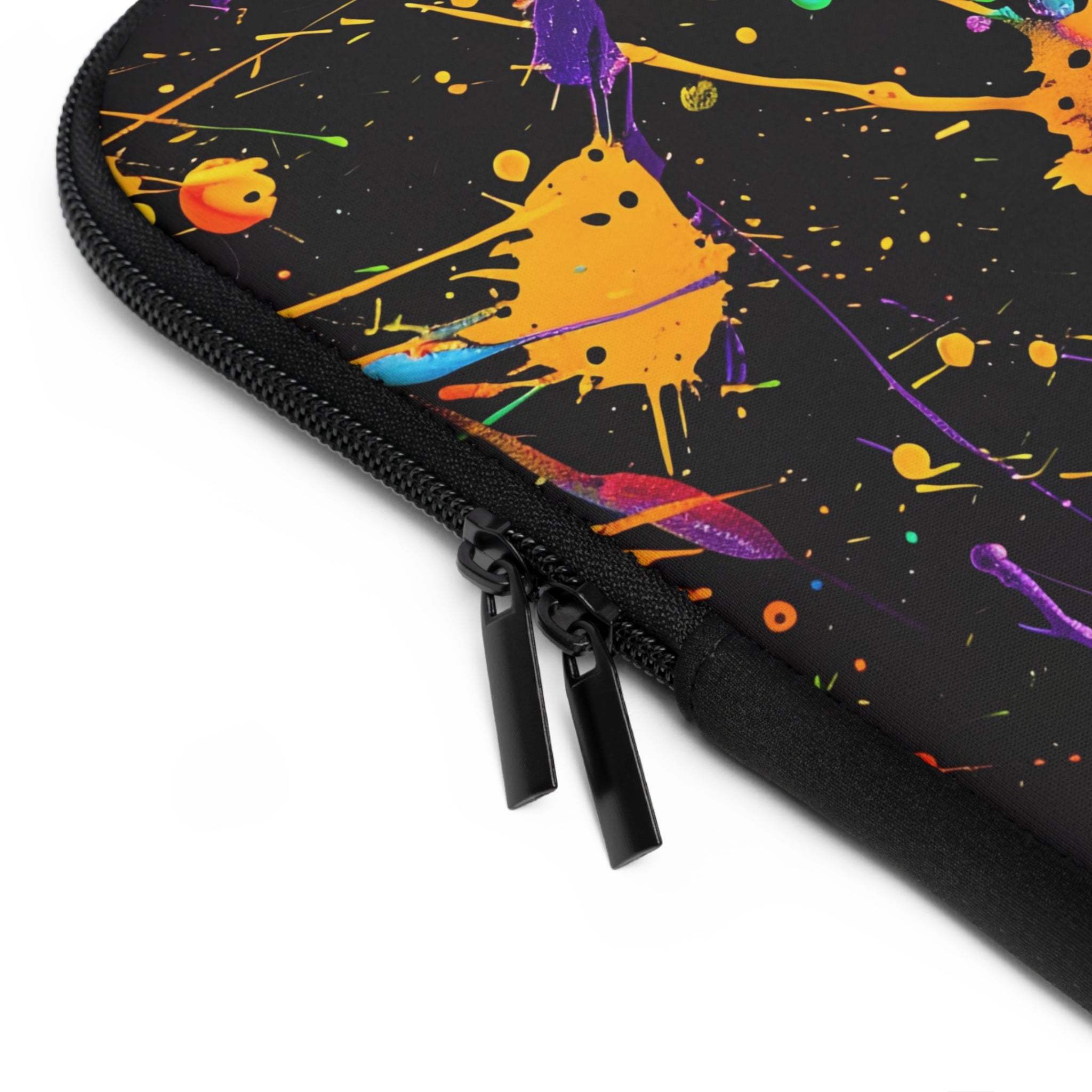 neon-abstract-paint-splatter-laptop-sleeve-yellow-drops-macbook-air-sleeve-unique-tech-accessories-colorful-laptop-case