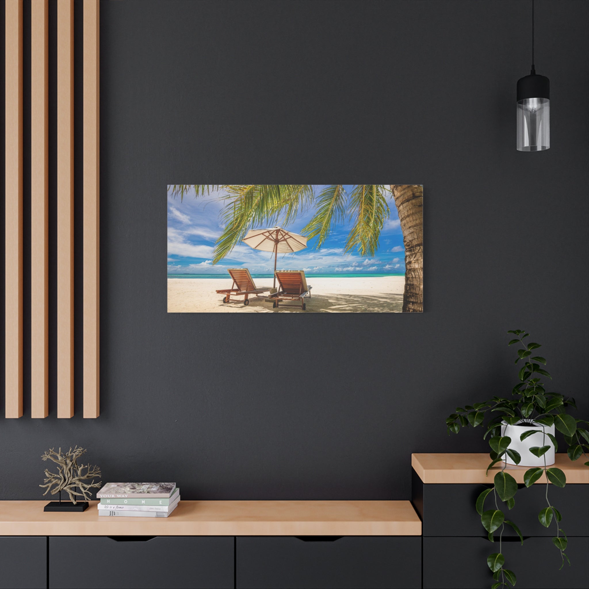 canvas-print-beach-scene-wall-art-coastal-decor-ocean-view-stretched-matte-canvas-print-home-decoration-beach-chairs-tropical