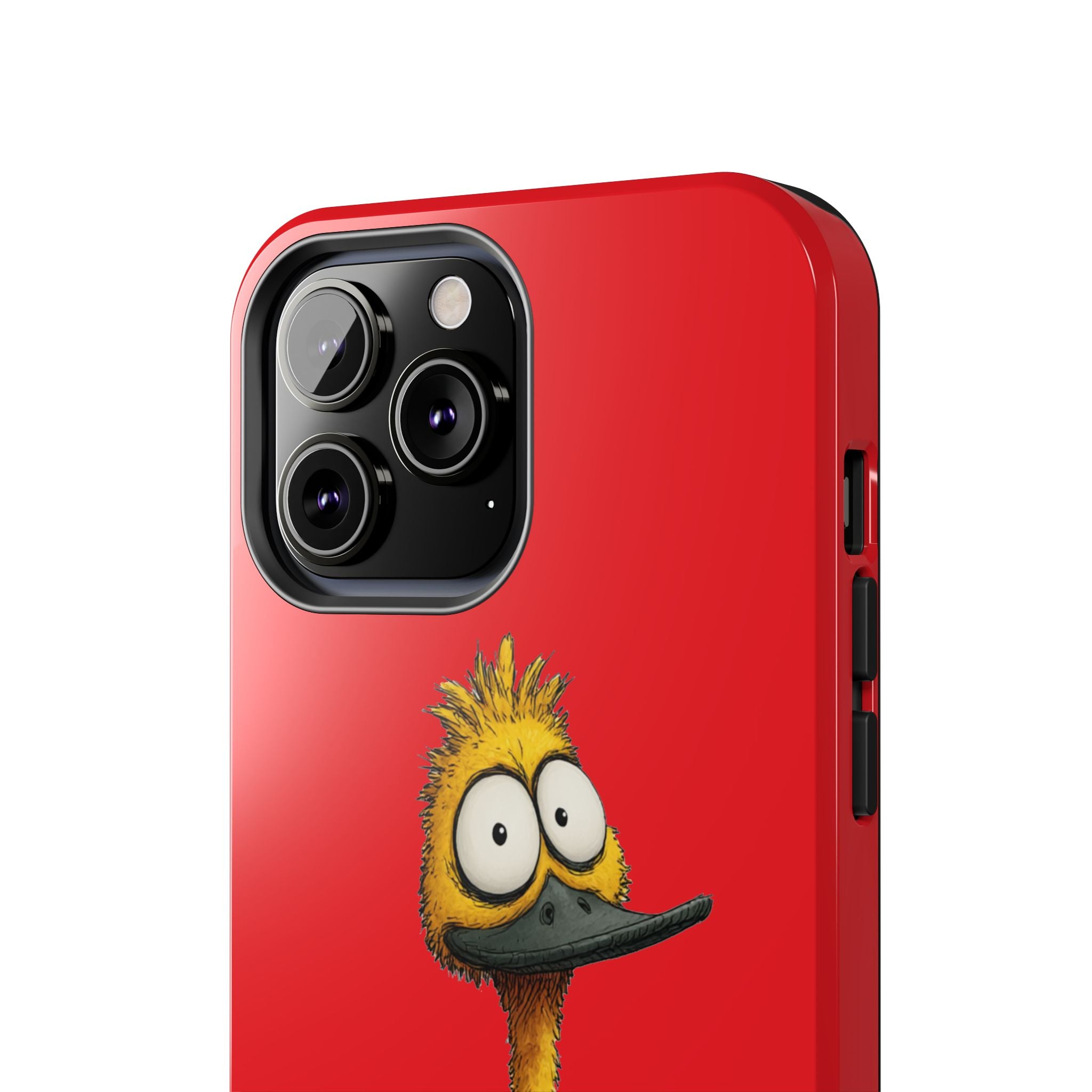 Quirky Funny Duck iPhone Tough Case - Kawaii Animal Phone Cover - Protective Phone Cover - Yellow iPhone Case