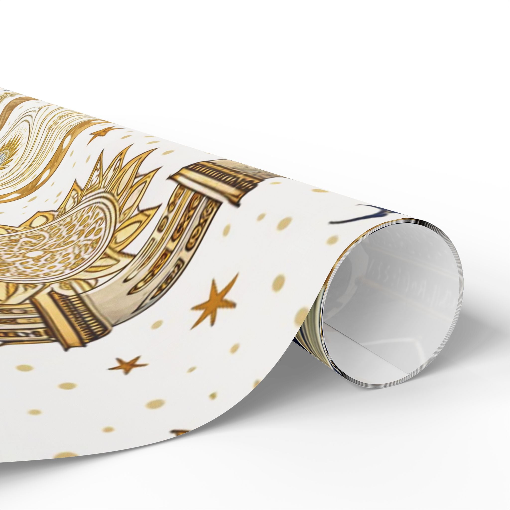 ramadan-night-wrapping-papers-islamic-crescent-moon-gift-wrap-mosque-silhouette-eid-holiday-supplies-festive-present-packagin