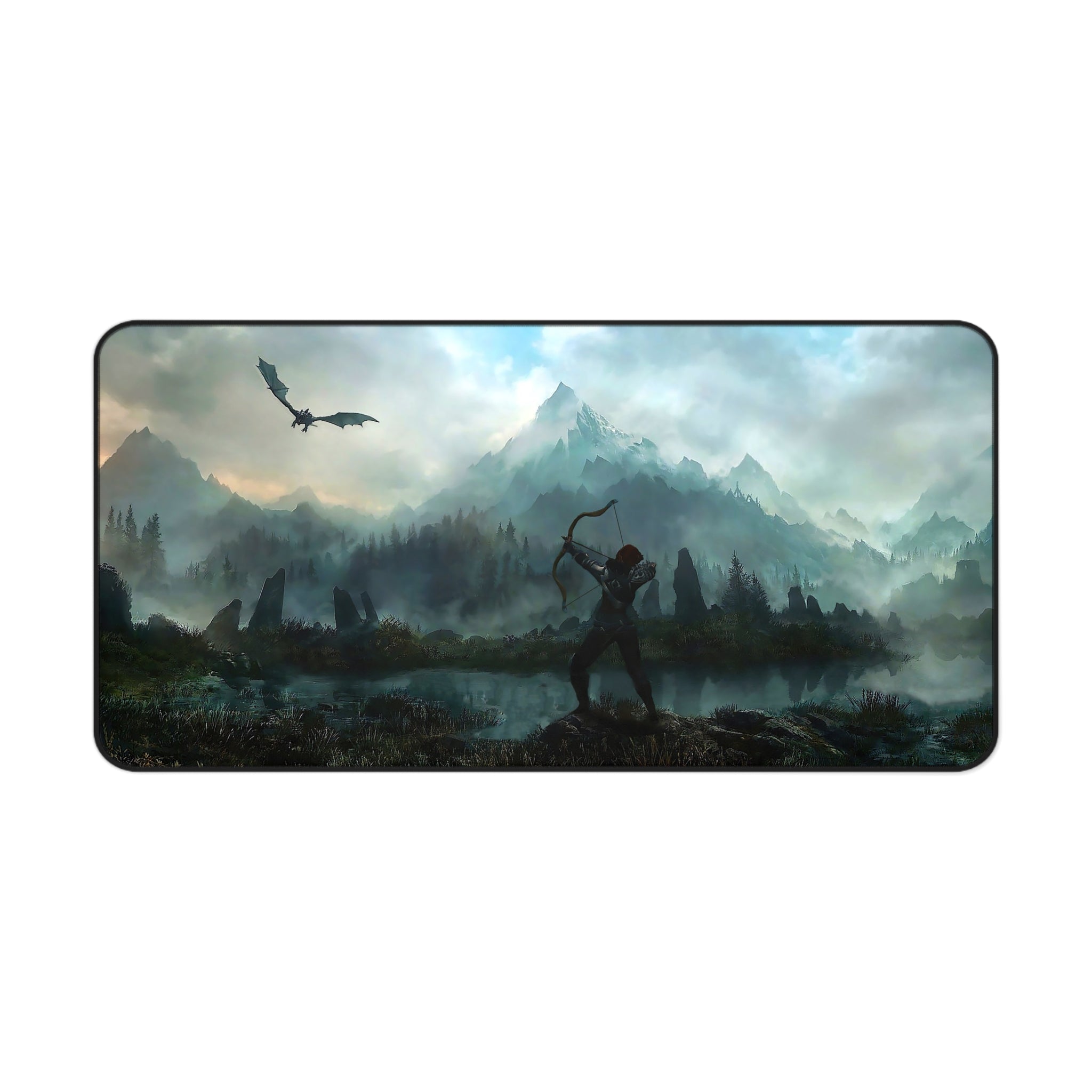 aela-skyrim-deskpad-the-elder-scrolls-elsweyr-mousepad-gaming-desk-mat-dragon-and-viking-warrior-desk-decor