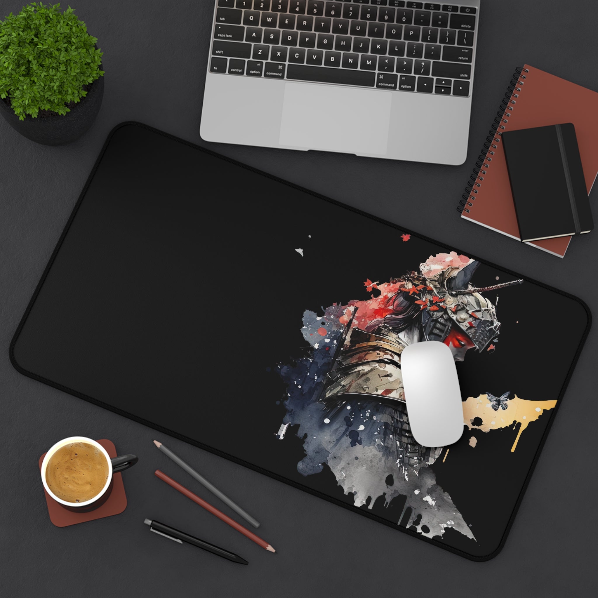 japanese-samurai-watercolor-mousepad-yellow-desk-mat-desk-pad-for-home-office-large-gaming-work-desk-large-keyboard-mat-gift-