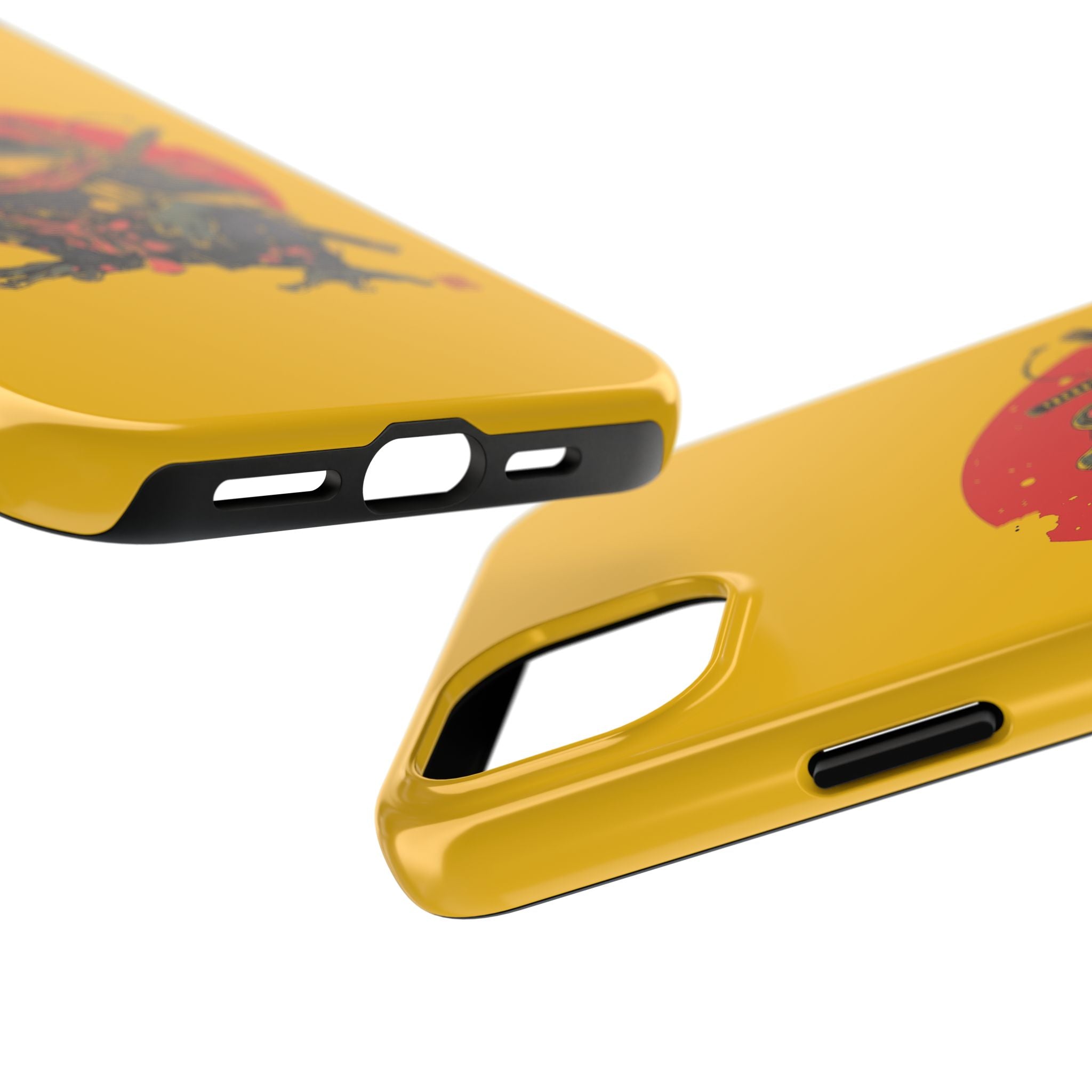 retro-vintage-ninja-frog-iphone-tough-case-red-sun-japanese-samurai-frog-design-ninja-warrior-yellow-iphone-hard-cover