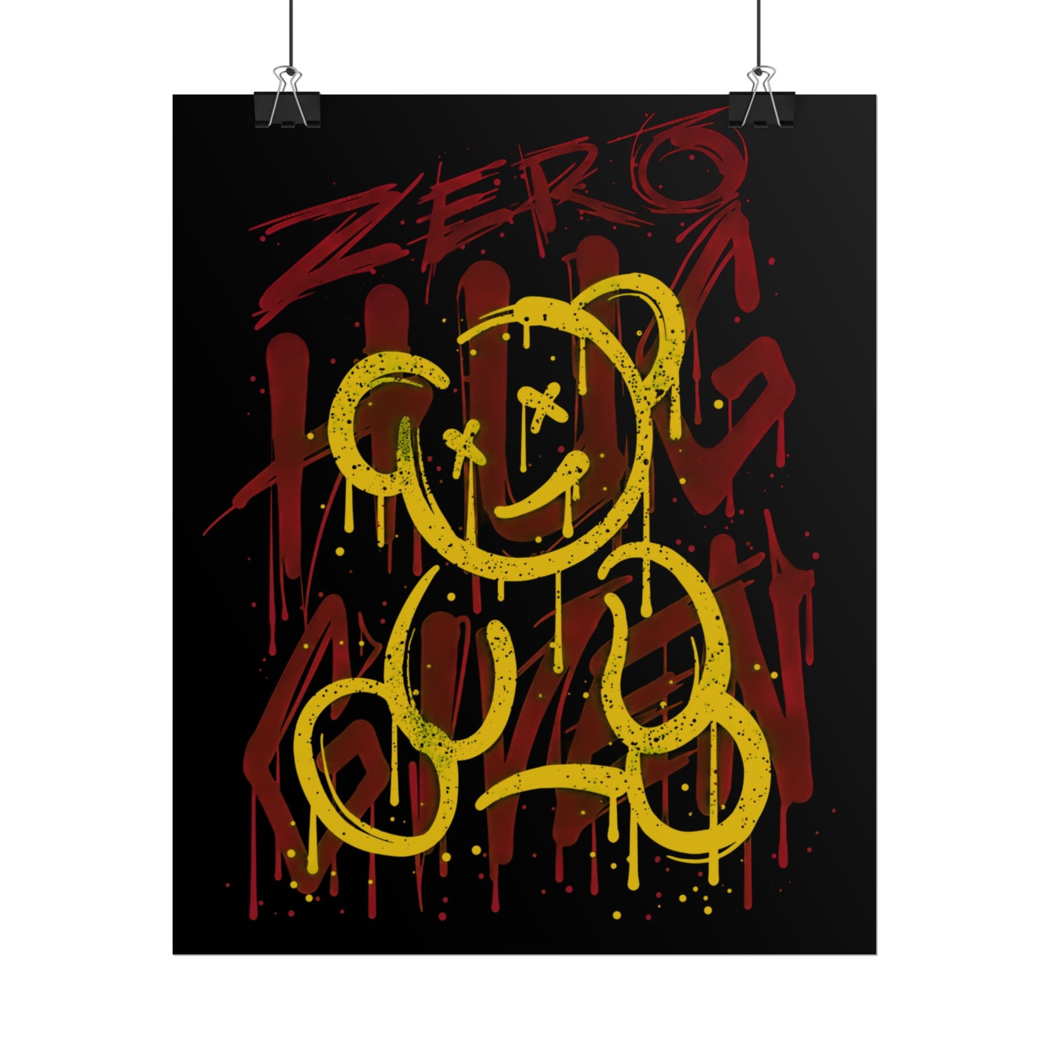 zero-hug-given-poster-print-teddy-bear-print-graffiti-wall-art-fun-wall-art-moody-wall-art-emotional-wall-decor