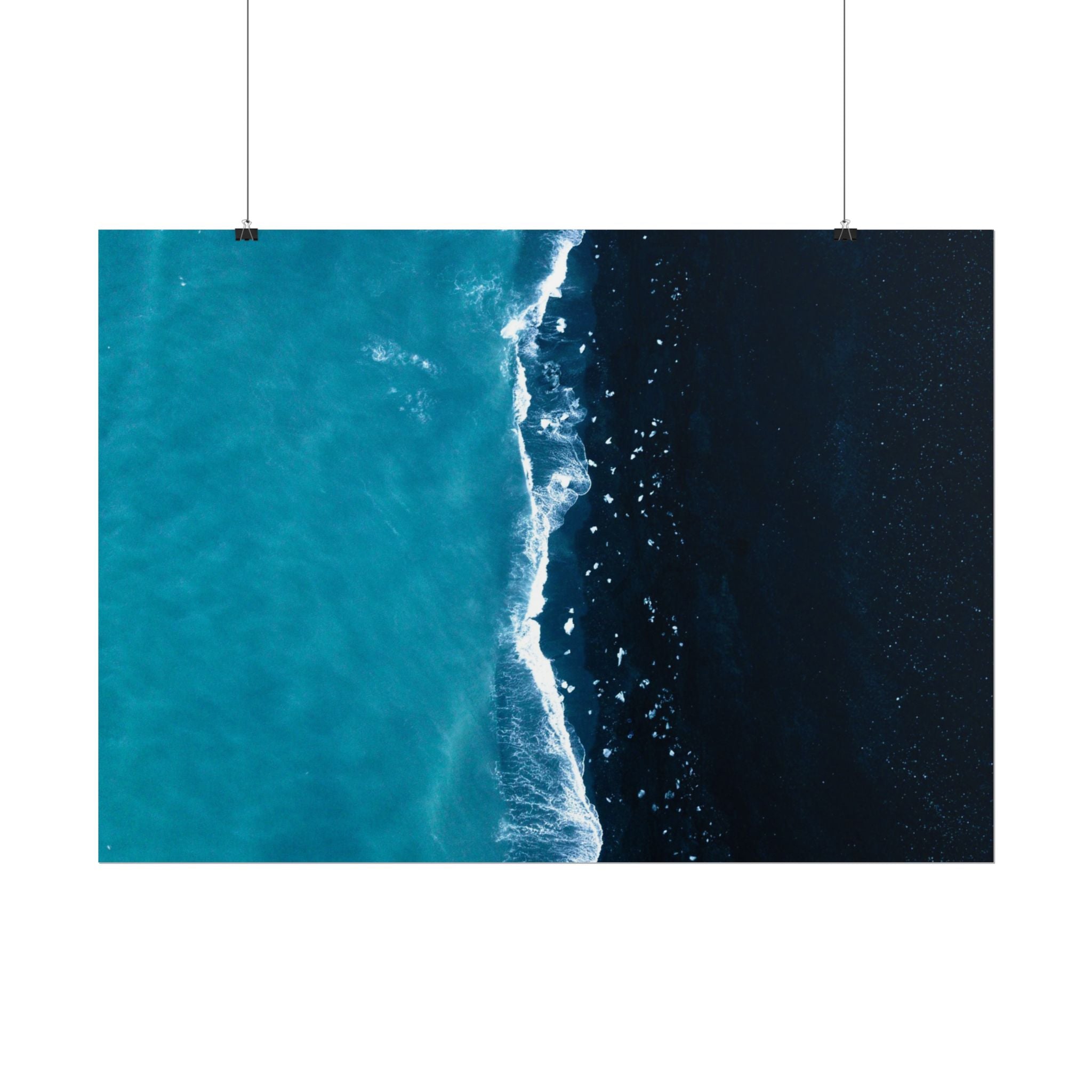 ocean-minimalist-decor-poster-print-beach-wall-art-coastal-photography-blue-ocean-print-sand-landscape-home-office-decoration
