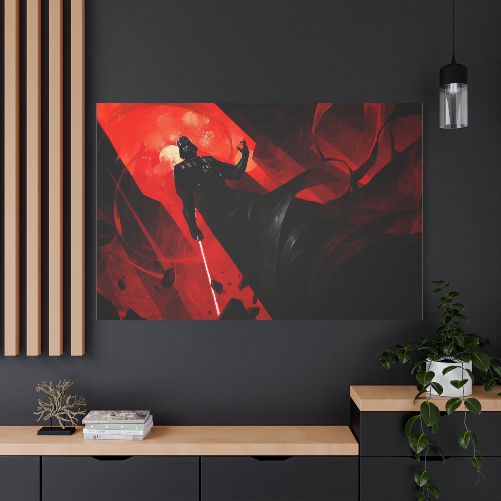 darth-vader-canvas-print-star-wars-wall-art-galactic-darth-vader-art-darth-vader-wall-decor-lightsaber-dark-side-art-gift-for