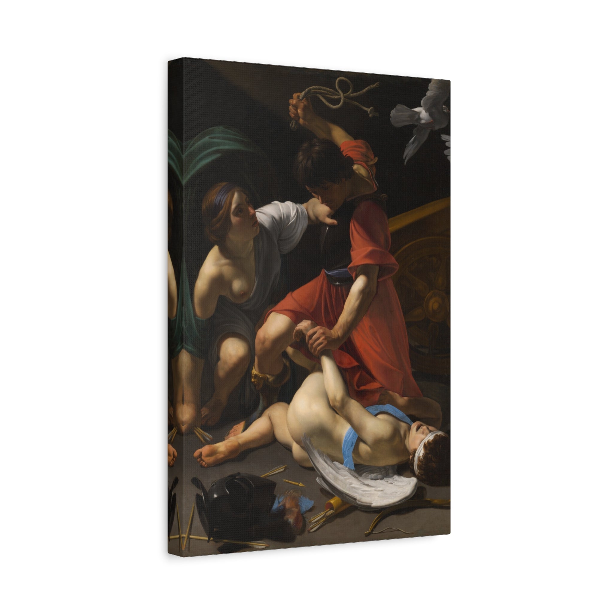 canvas-print-cupid-chastised-bartolomeo-manfredi-1613-matte-canvas-wall-art-stretched-1-25-inch-classic-art-decor-artwork