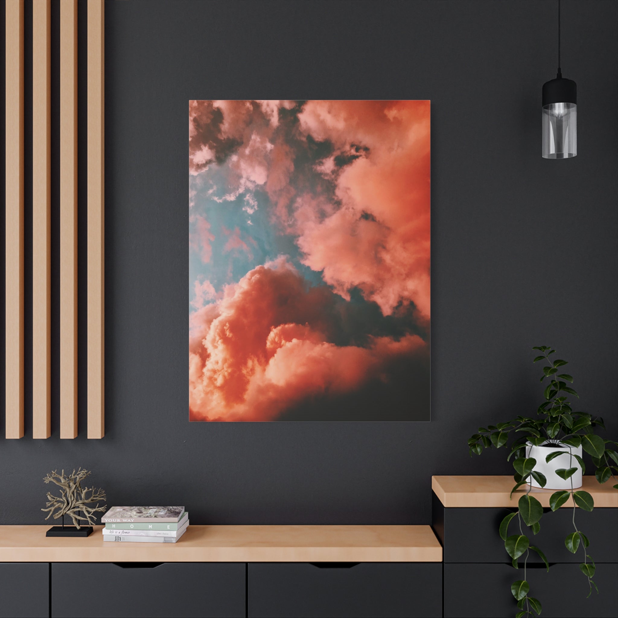 canvas-print-pinkish-cloude-sunset-pink-wall-art-matte-stretched-canvas-artwork-home-decor-room-decoration-wall-hanging