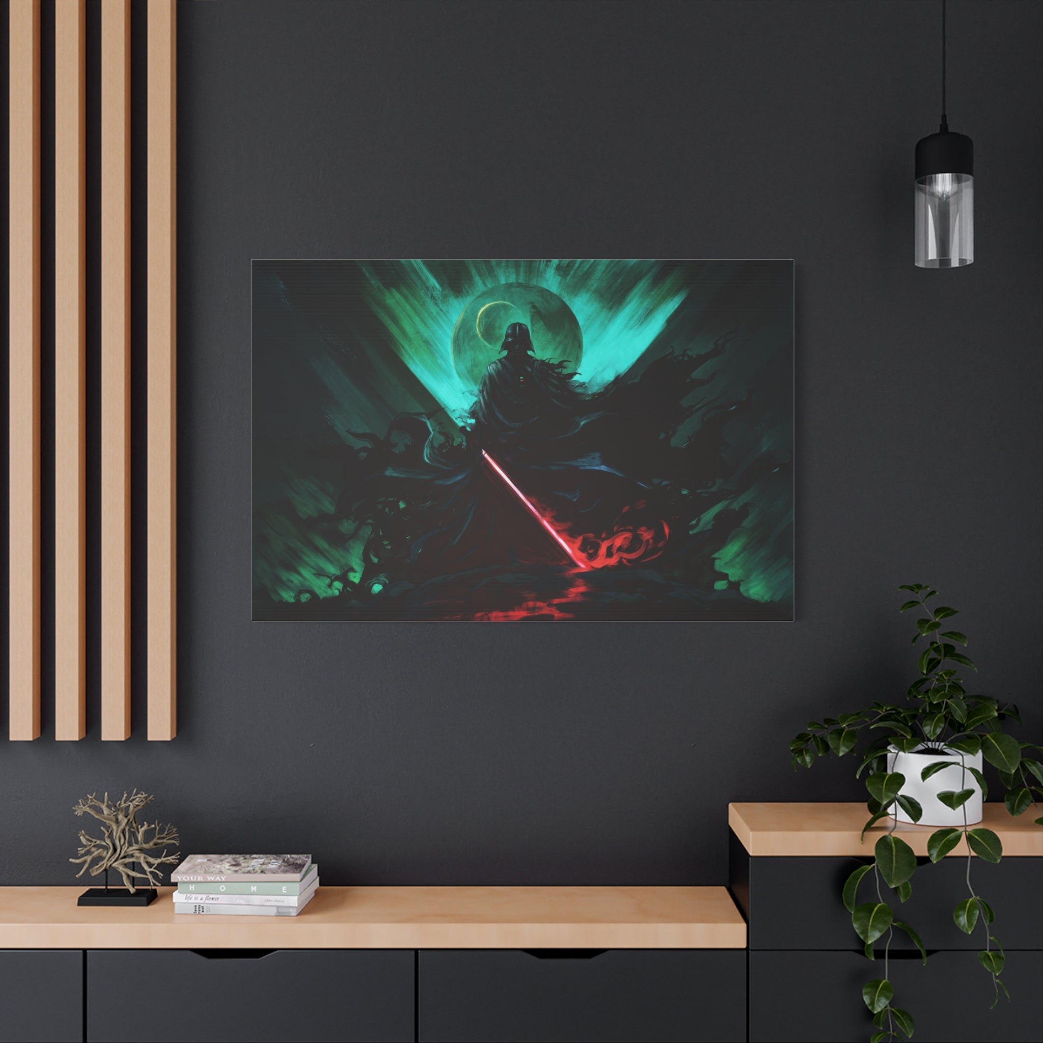 darth-vader-canvas-print-star-wars-wall-art-galactic-darth-vader-art-darth-vader-wall-decor-lightsaber-dark-side-art-gift-for