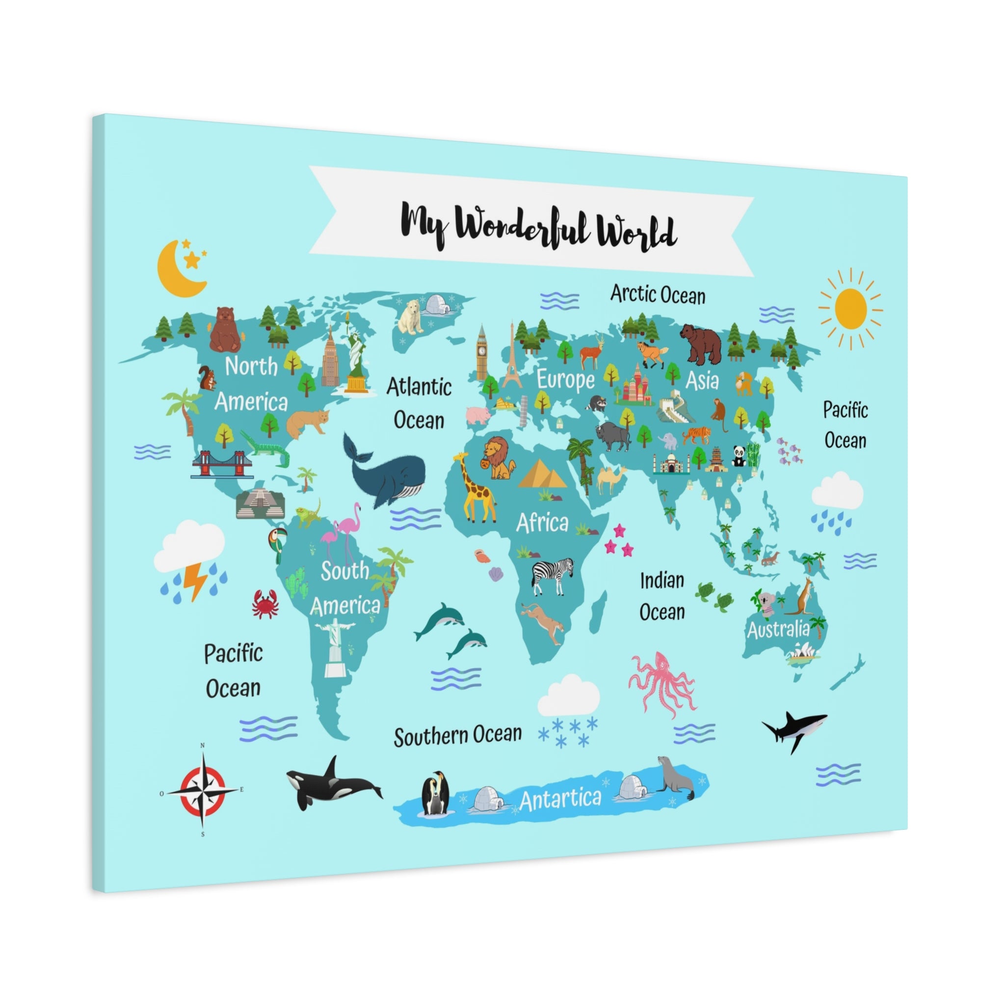 nursery-world-animals-map-canvas-print-world-map-for-kids-world-map-canvas-wall-art-home-decor