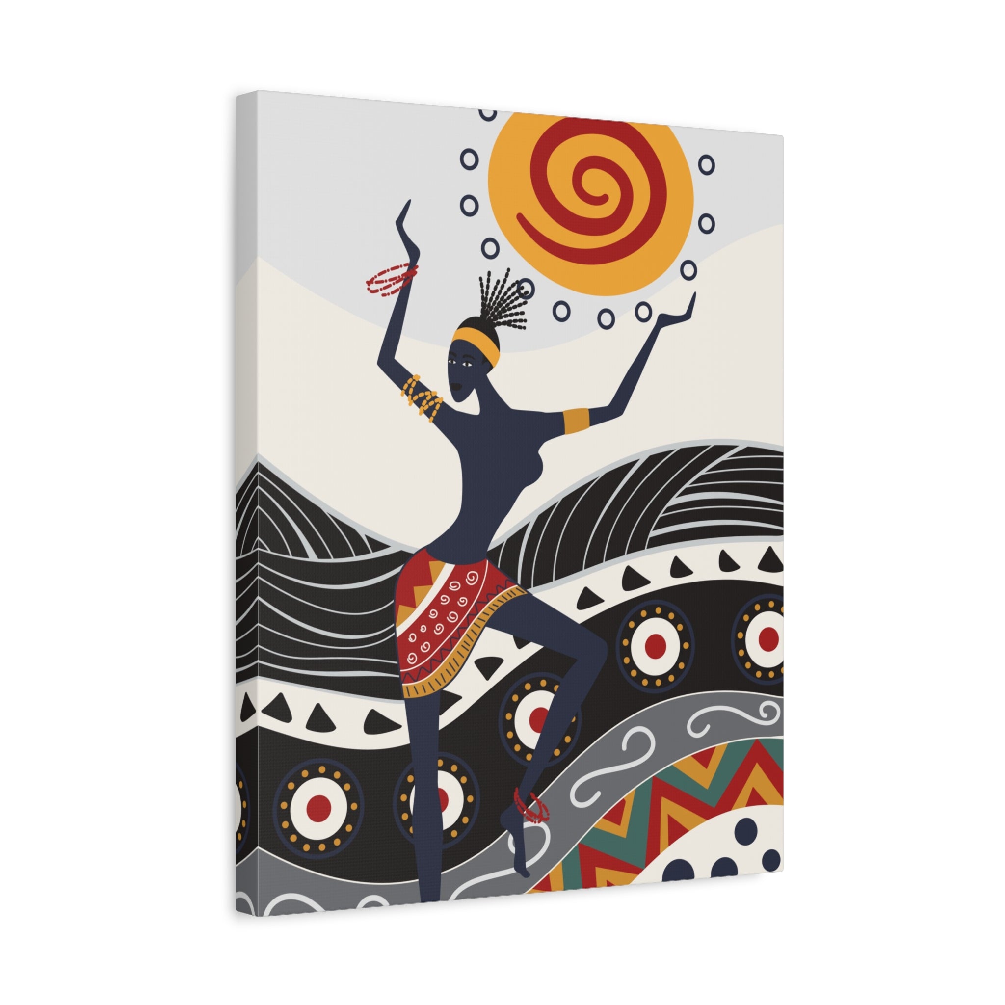stretched-canvas-print-african-ornament-traditional-dance-wall-decor-african-wall-art-tribal-home-decoration-ethnic-african-a