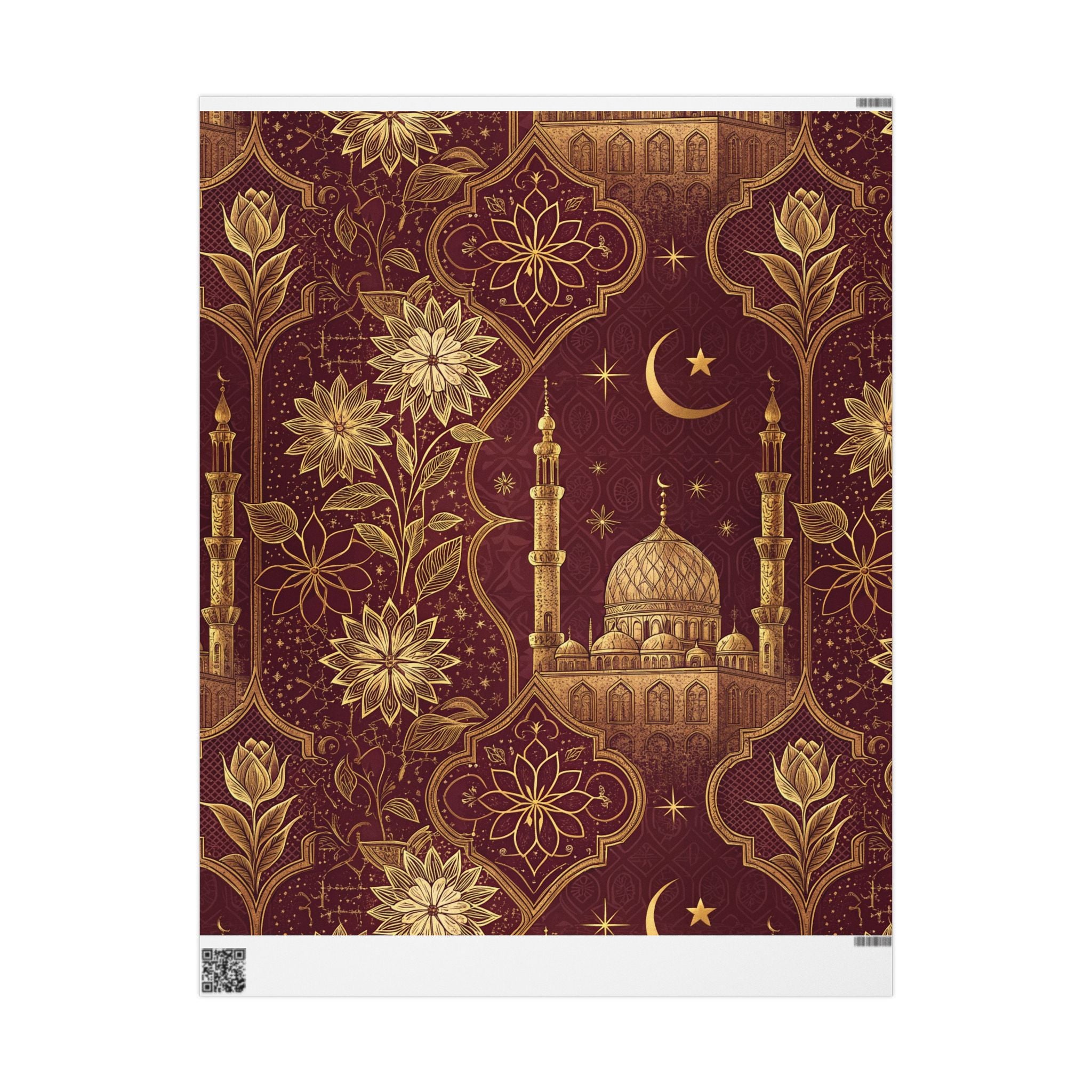 ramadan-night-wrapping-papers-islamic-celestial-gift-wrap-mosque-silhouette-eid-holiday-supplies-festive-present-packaging-re
