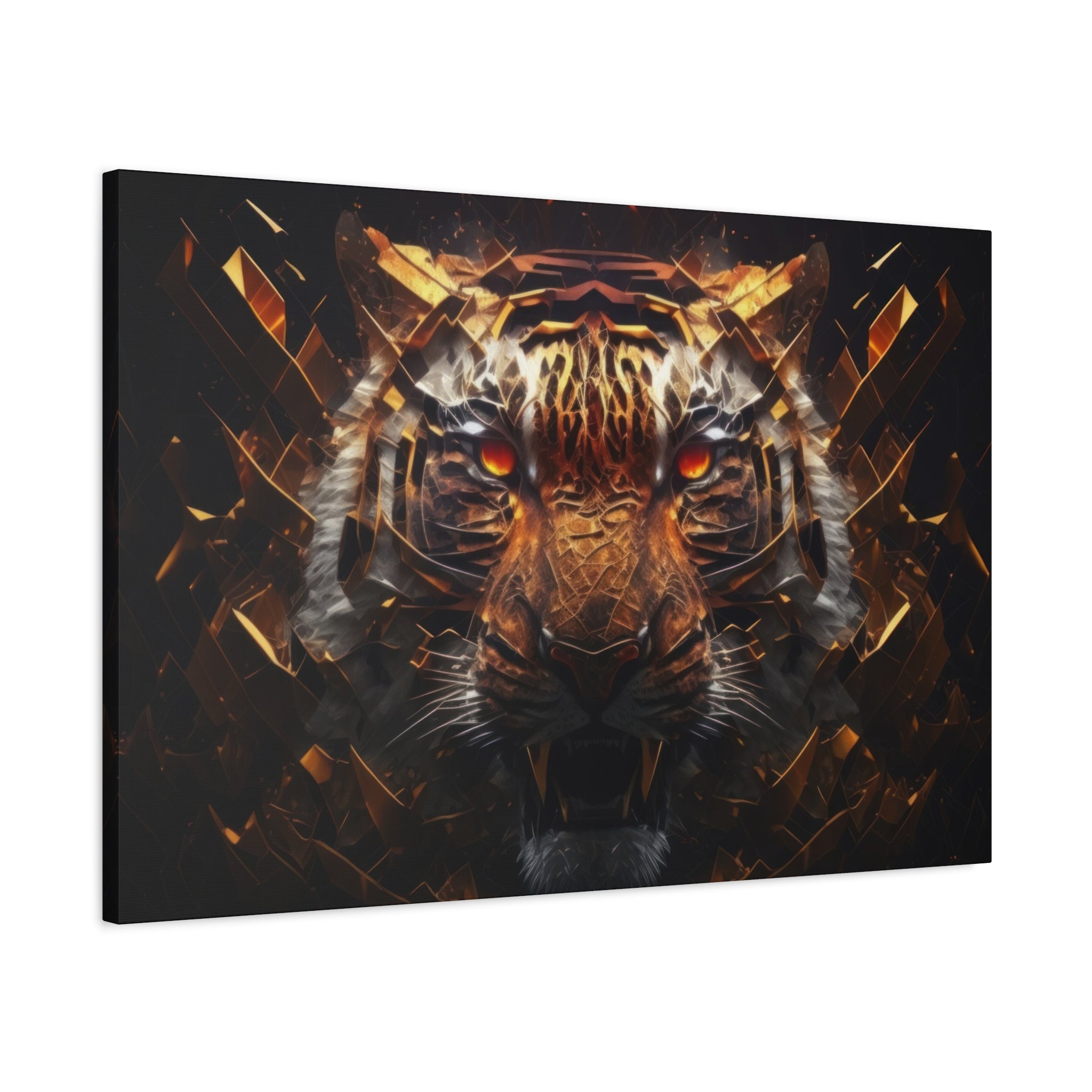 canvas-print-tiger-face-predator-fantasy-art-home-living-room-decor-matte-stretched-wall-art-animal-art-tiger-canvas
