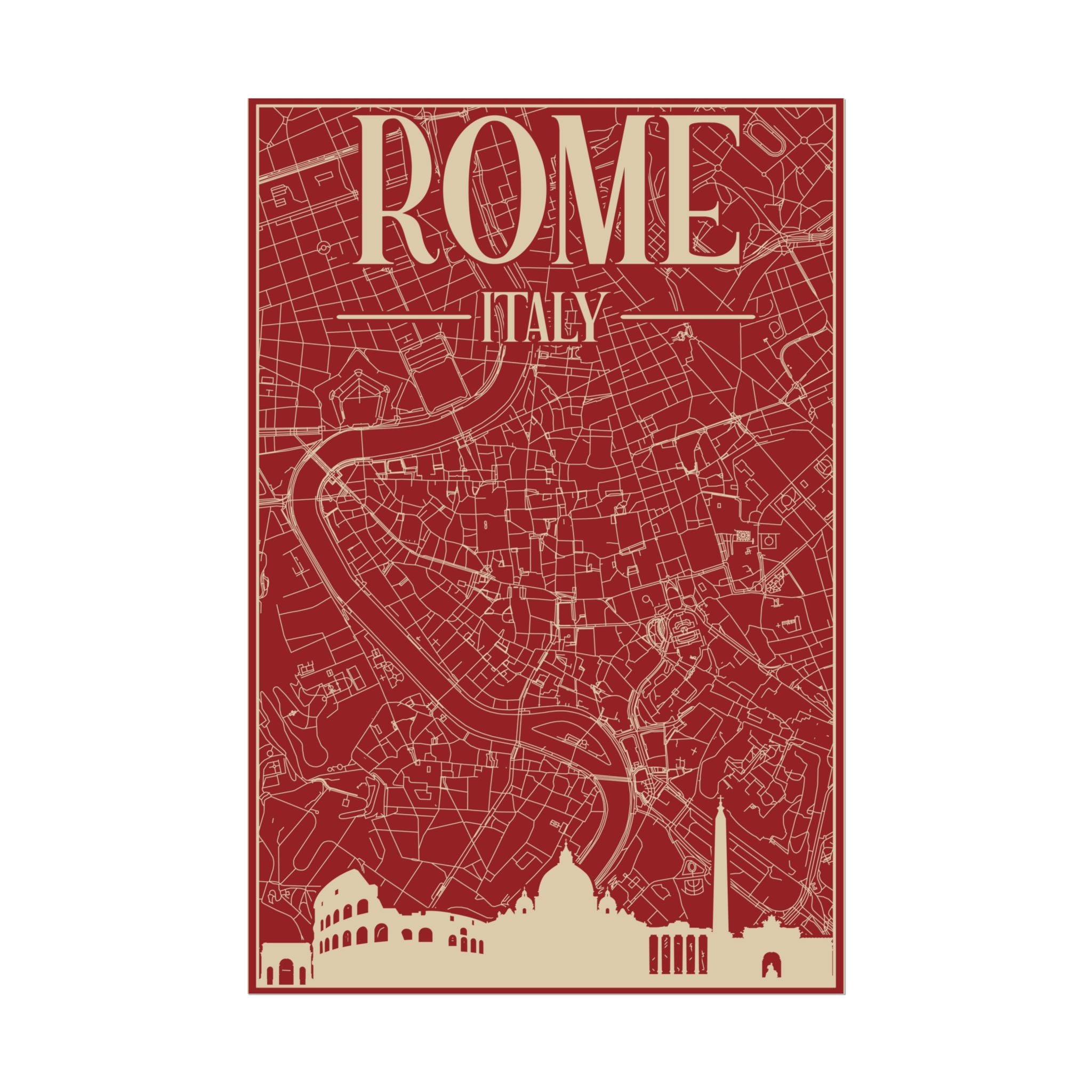 rome-italy-travel-poster-rolled-posters-for-home-decor-wall-art-print-italian-cityscape-wall-hanging
