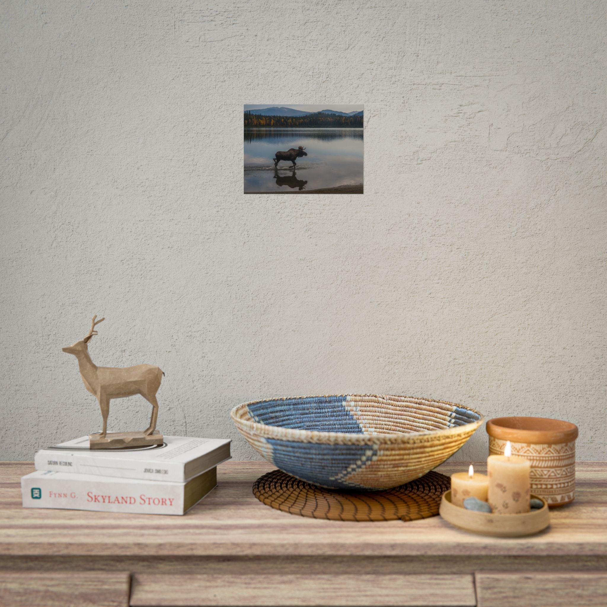 rustic-moose-poster-wall-decor-cabin-lodge-wildlife-painting-nature-home-decor-wilderness-animal-poster-farmhouse-wall-art