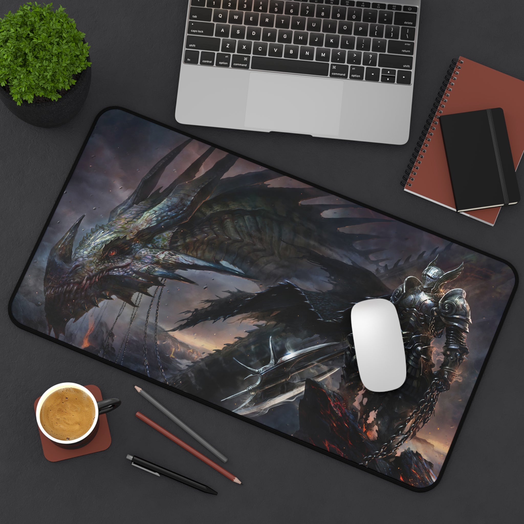 fantasy-dragon-with-knight-mouse-pad-large-desk-pad-for-gaming-and-work-colorful-anime-dragon-desk-mat-non-slip-desk-mat-for-