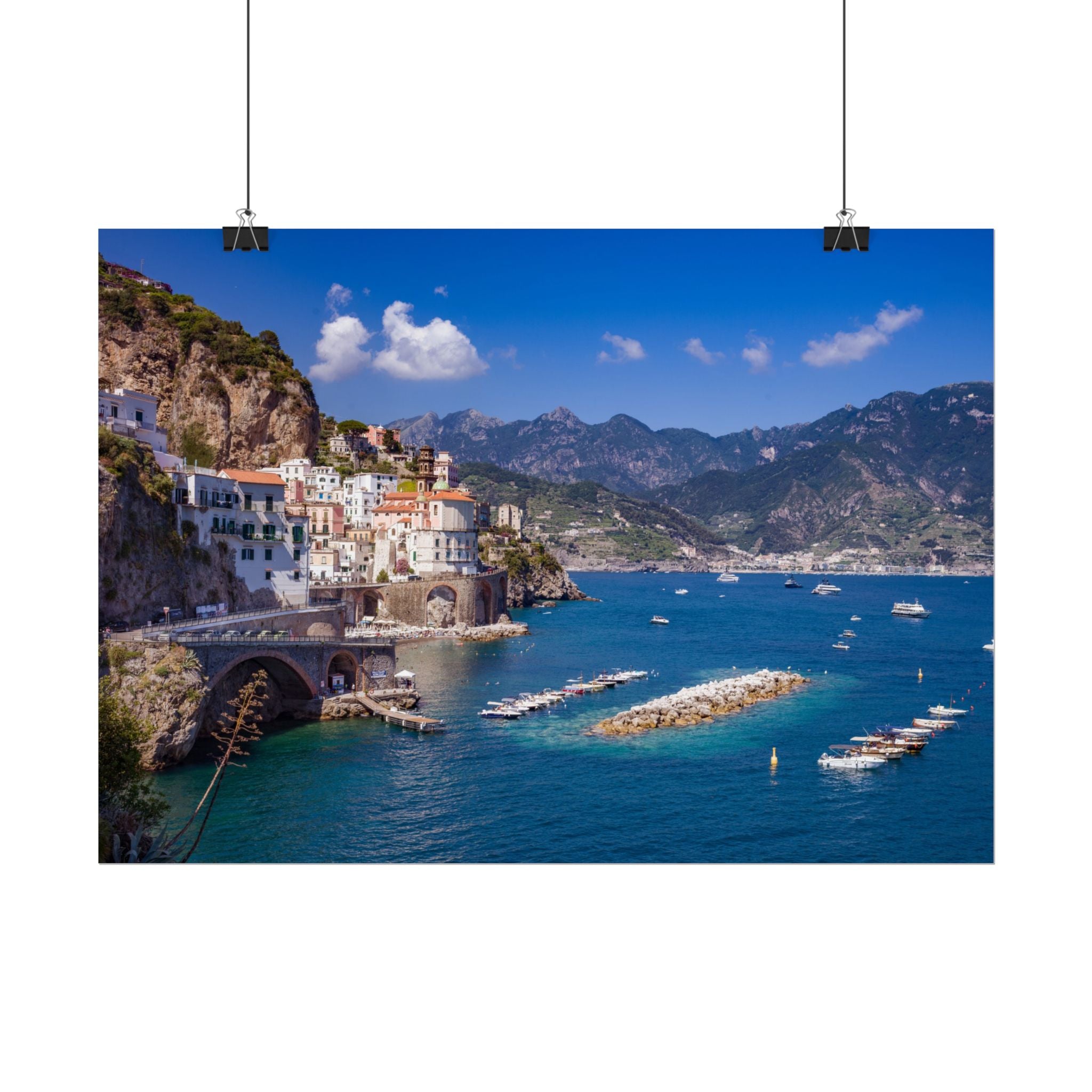 italy-amalfi-coast-poster-print-coastal-wall-decor-coastal-wall-art-coastal-wall-hanging-beach-wall-art
