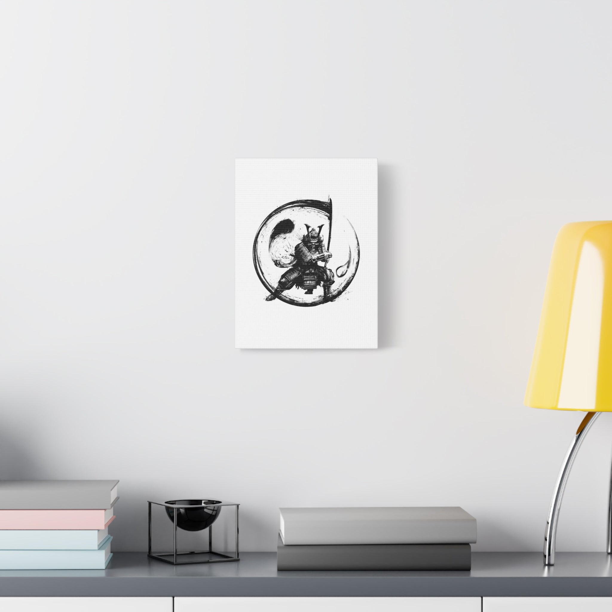 canvas-wall-art-japanese-samurai-ying-yang-katana-oni-mask-black-and-white-home-decor-zen-wall-hanging-asian-art-samurai-swor