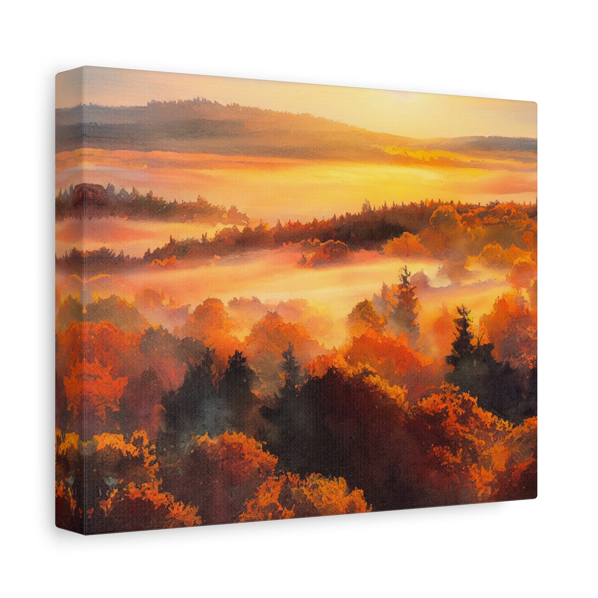 watercolor-fall-canvas-wall-art-fall-sunset-tree-print-stretched-matte-canvas-home-decor-autumn-decor-gift-for-nature-lovers