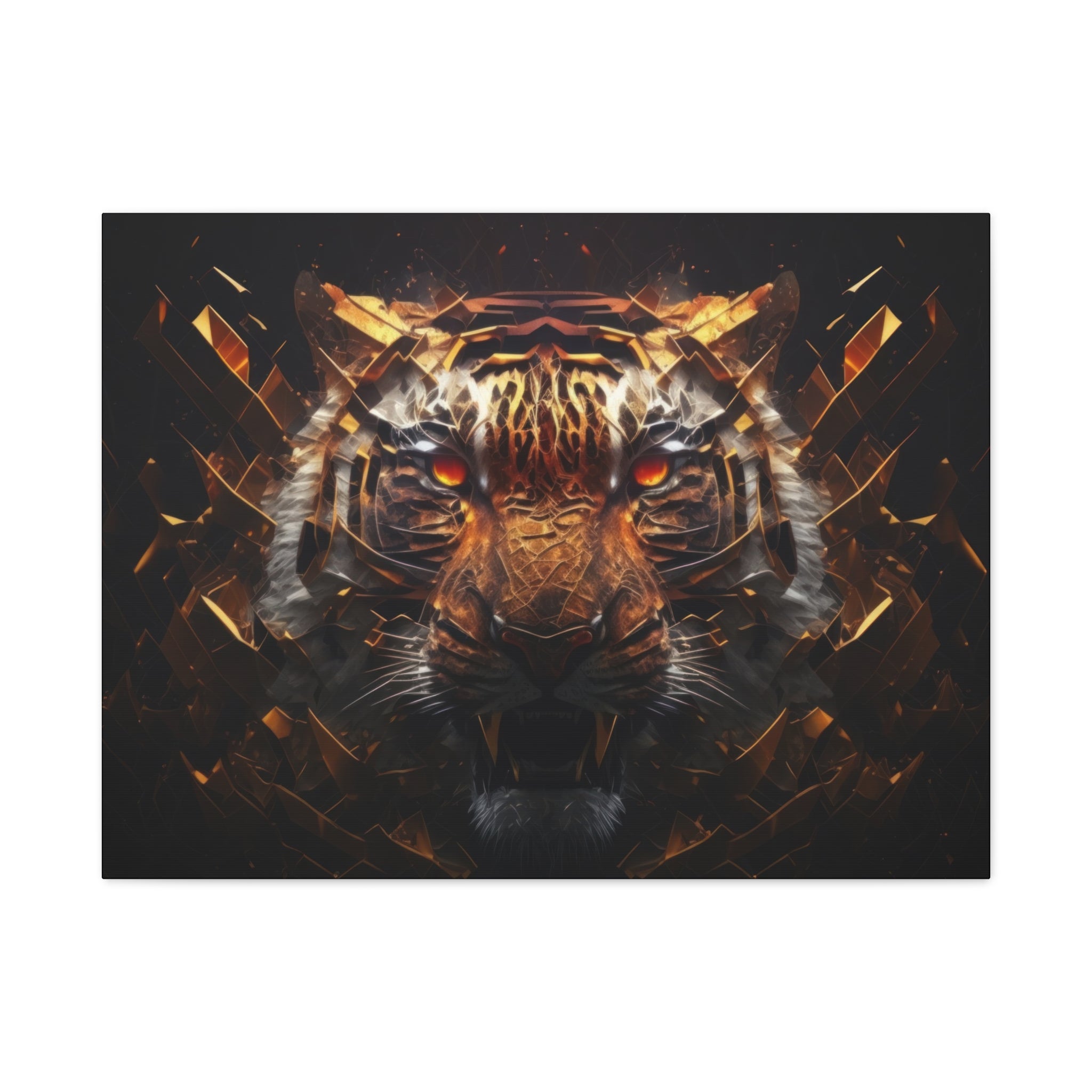 canvas-print-tiger-face-predator-fantasy-art-home-living-room-decor-matte-stretched-wall-art-animal-art-tiger-canvas