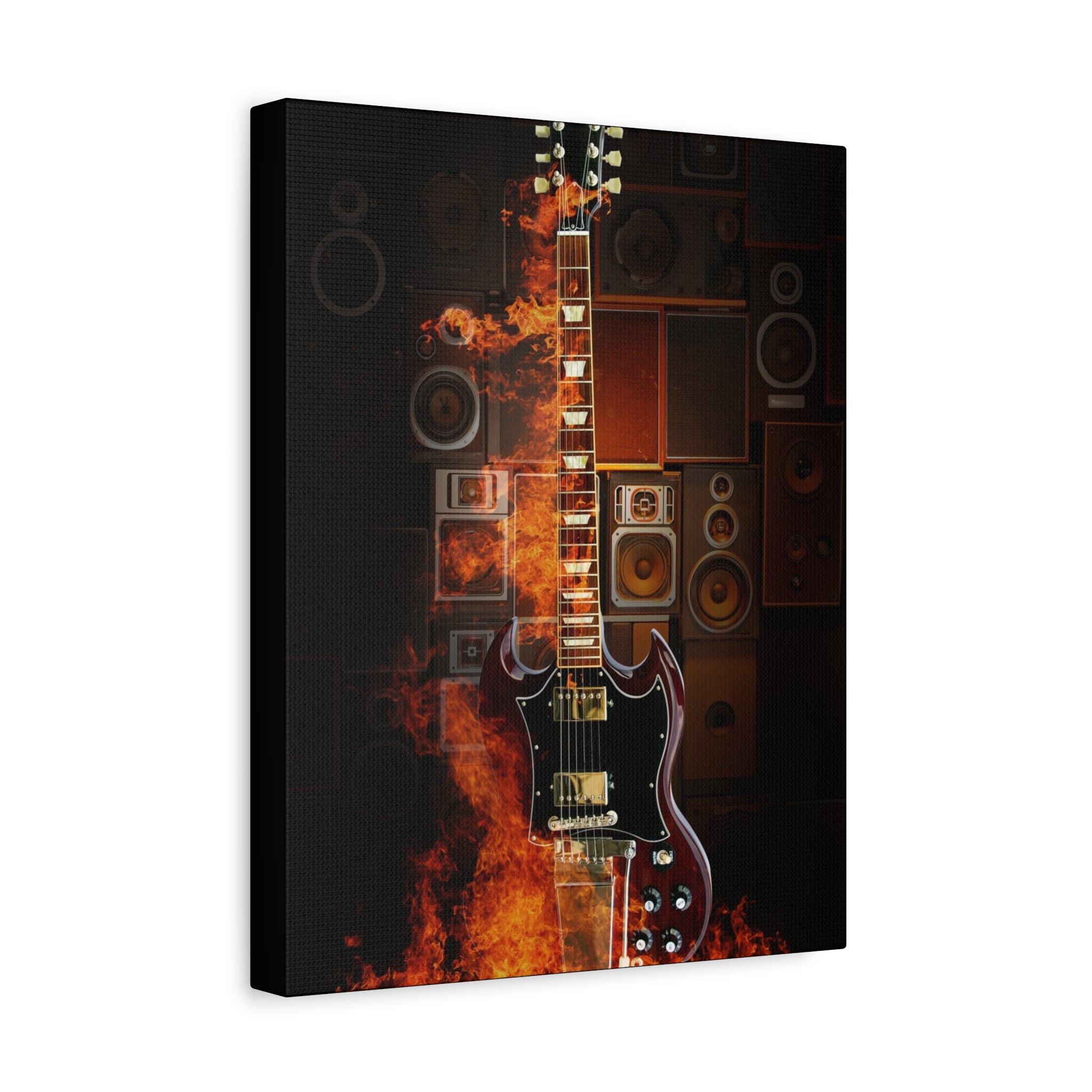 canvas-print-rock-n-roll-guitar-in-fire-home-wall-decor-music-art-gift-matte-stretched-wall-art-musicians-gift-guitarist-deco