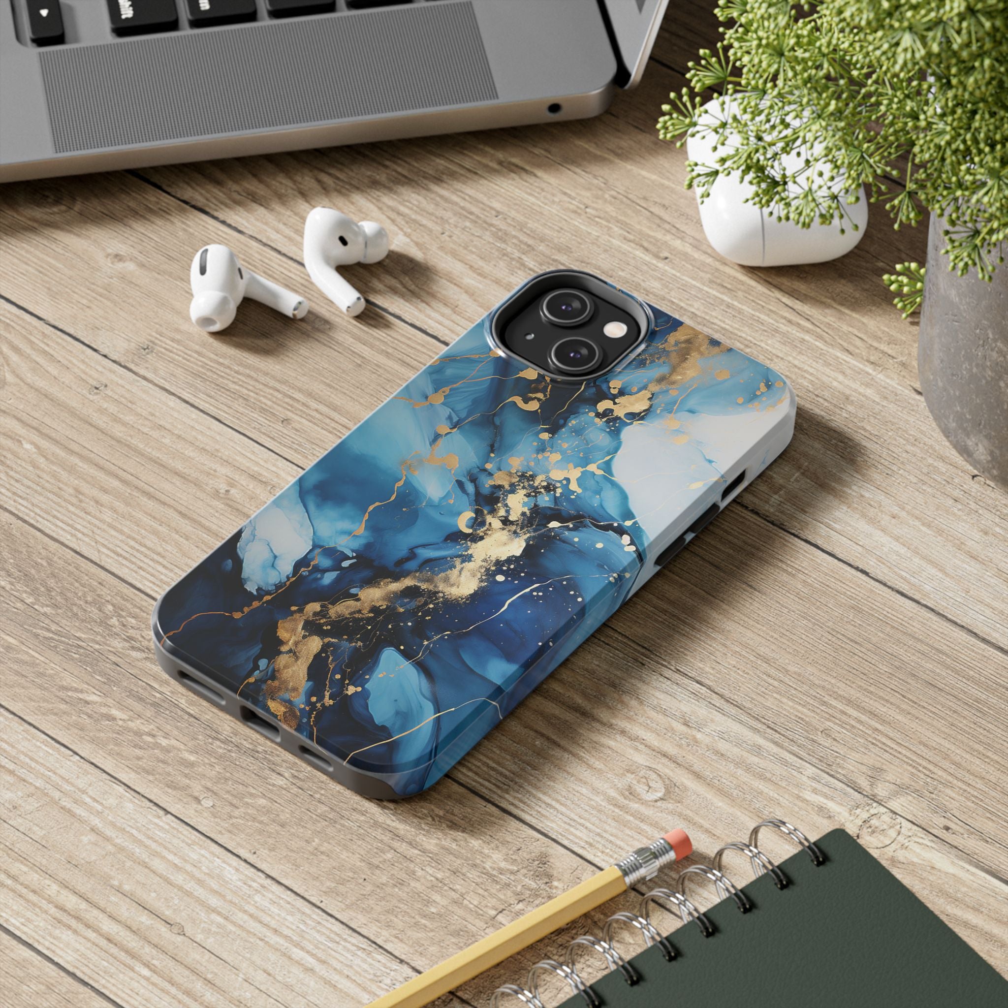 blue-gold-marble-iphone-tough-case-elegant-minimalist-protective-cover-stylish-phone-shell-hard-shell-iphone-case-trendy-acce