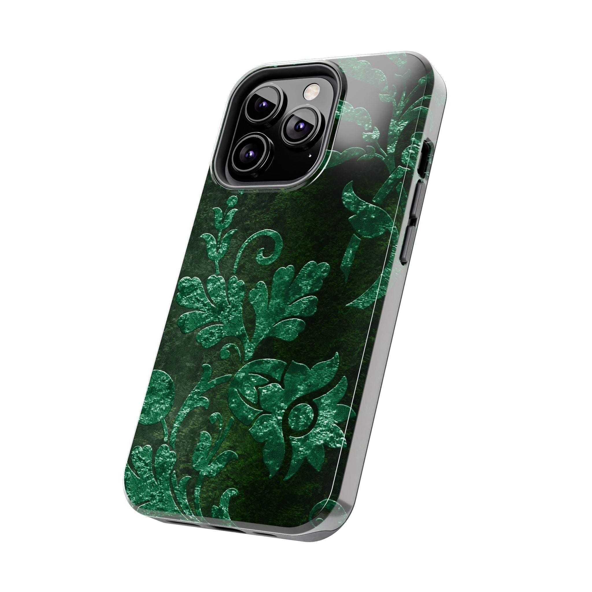 embossed-emerald-velvet-tough-phone-case-protective-iphone-cover-heavy-duty-phone-case-rugged-phone-case-durable-smartphone-c