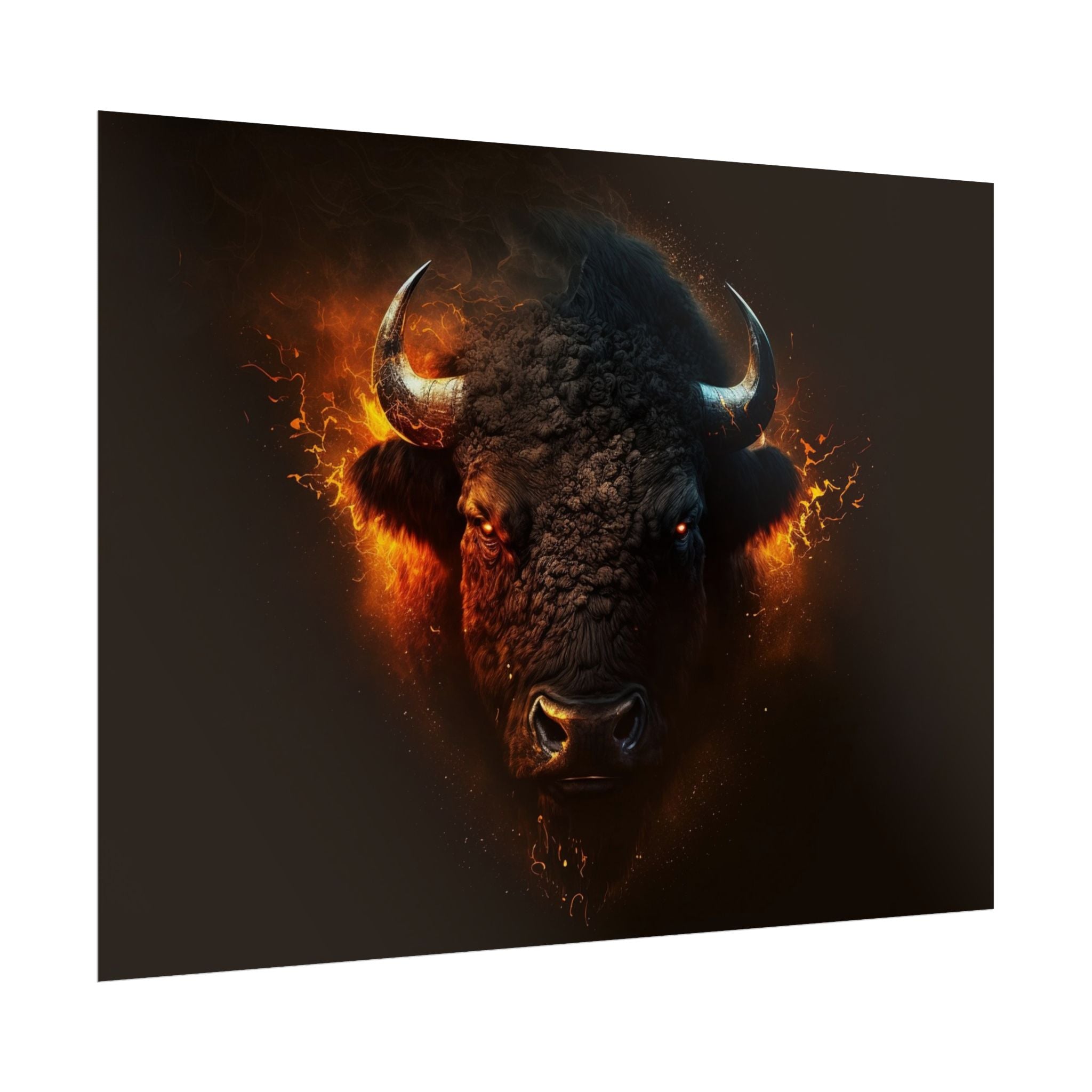 bison-art-poster-wall-decor-buffalo-gift-wildlife-home-decoration-western-bison-wall-art-nature-lover-gift-farm-house-wall-de