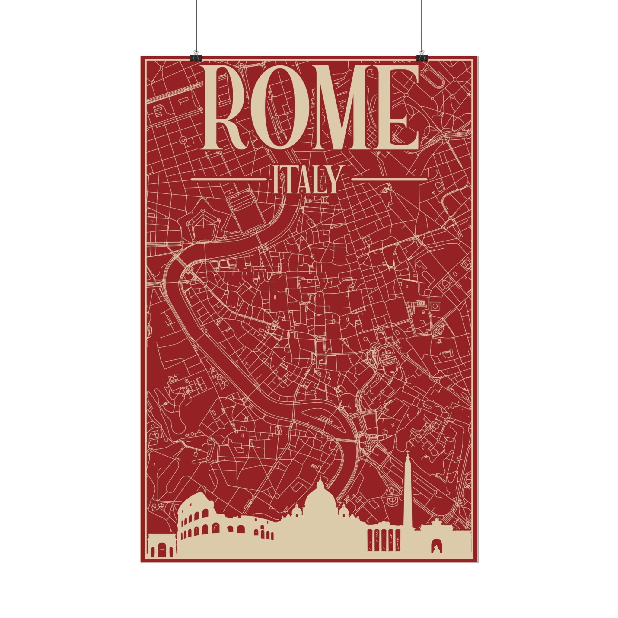 rome-italy-travel-poster-rolled-posters-for-home-decor-wall-art-print-italian-cityscape-wall-hanging