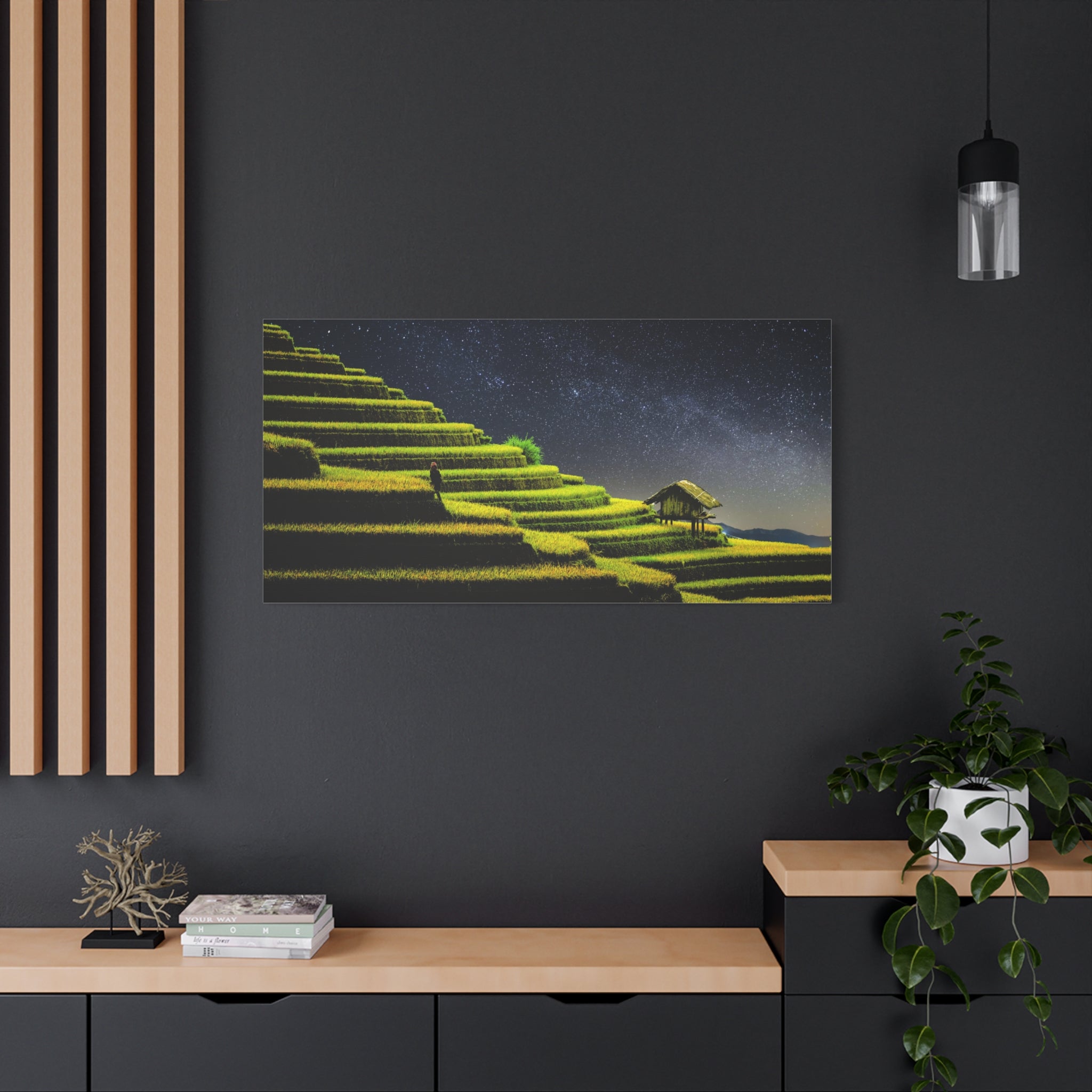 canvas-print-rice-terraces-farming-night-sky-scenery-matte-canvas-stretched-wall-art-home-decor-nature-lover-gift-landscape-a