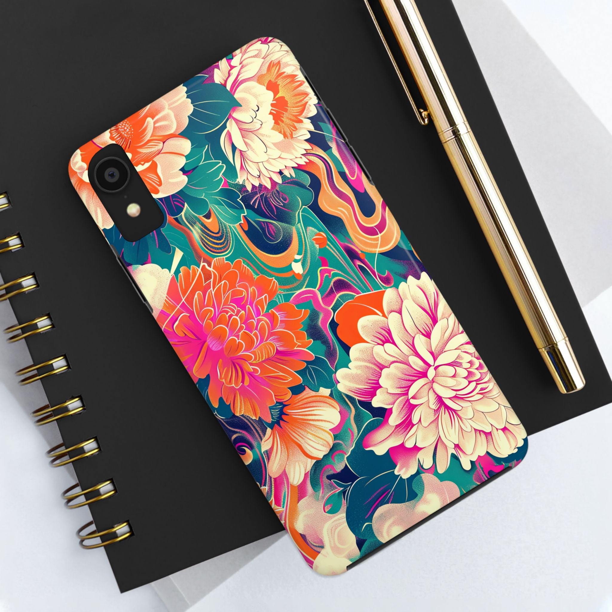 iphone-tough-case-retro-japanese-flowers-floral-phone-cover-vintage-japanese-style-protective-phone-case-asian-floral-design-