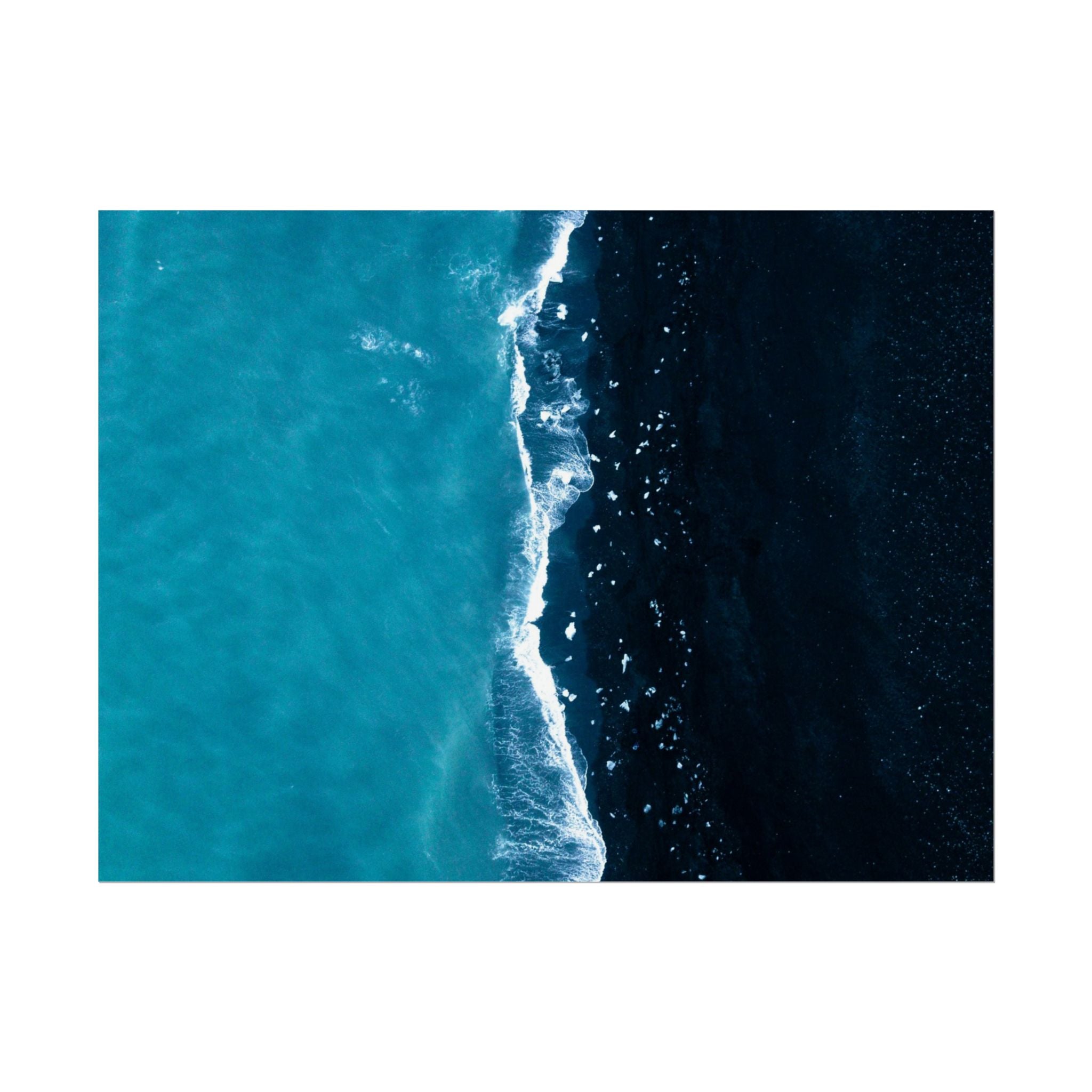 ocean-minimalist-decor-poster-print-beach-wall-art-coastal-photography-blue-ocean-print-sand-landscape-home-office-decoration