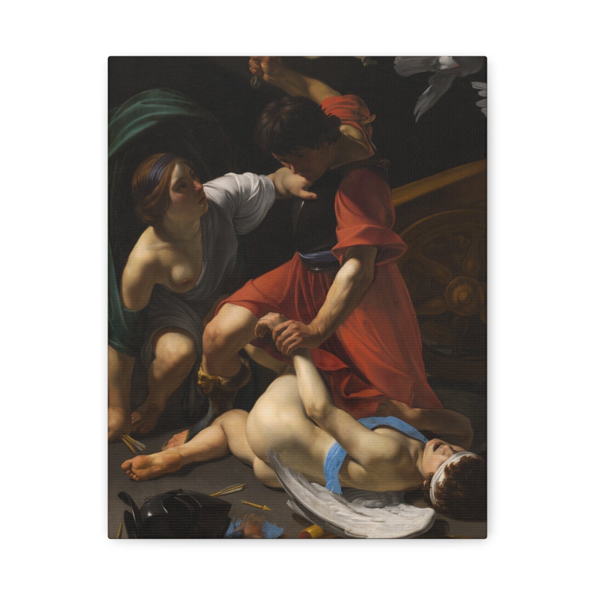 canvas-print-cupid-chastised-bartolomeo-manfredi-1613-matte-canvas-wall-art-stretched-1-25-inch-classic-art-decor-artwork