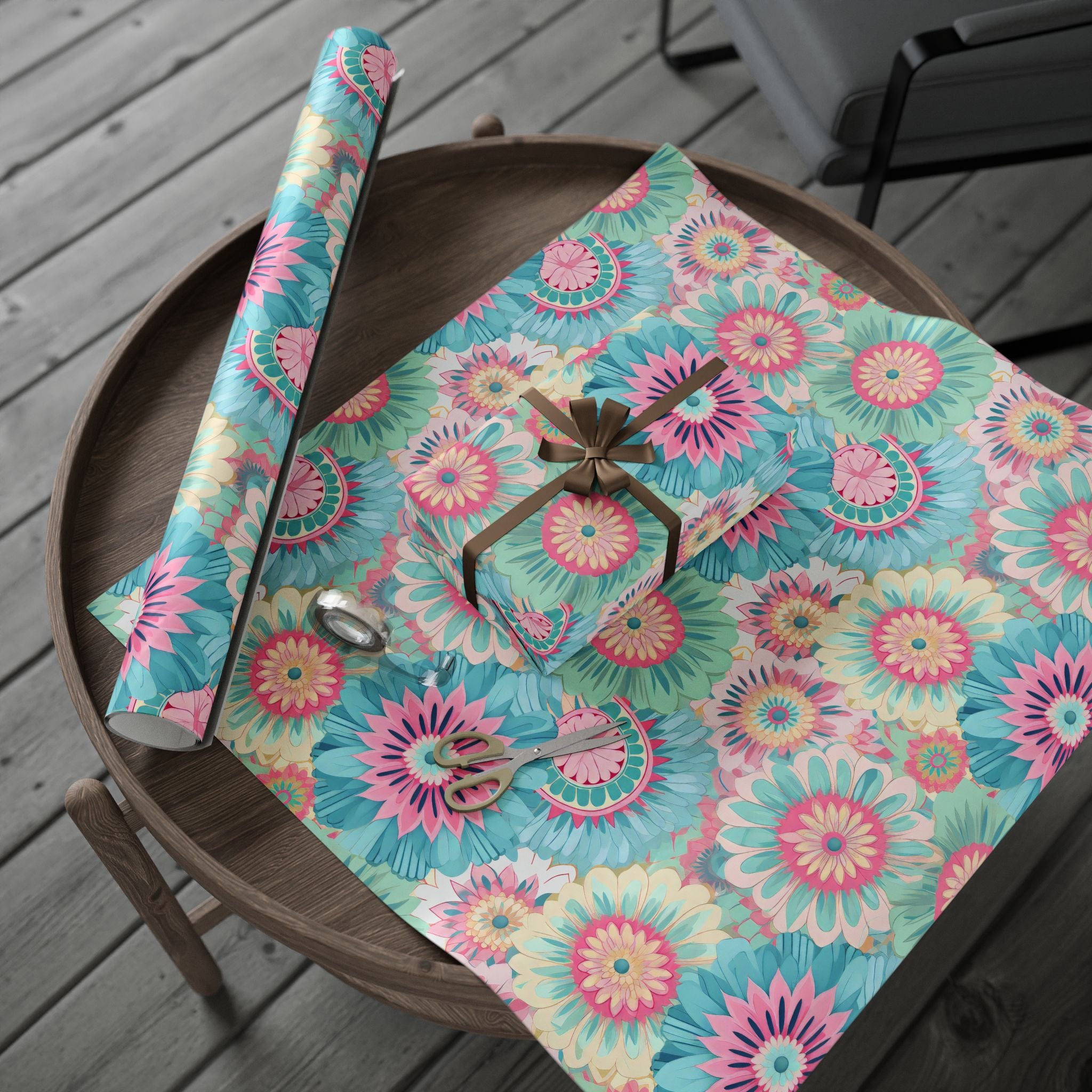 boho-wrapping-papers-pastel-gift-wrap-roll-for-birthday-unique-bohemian-design-holiday-present-wrap-scandinavian-style-packag