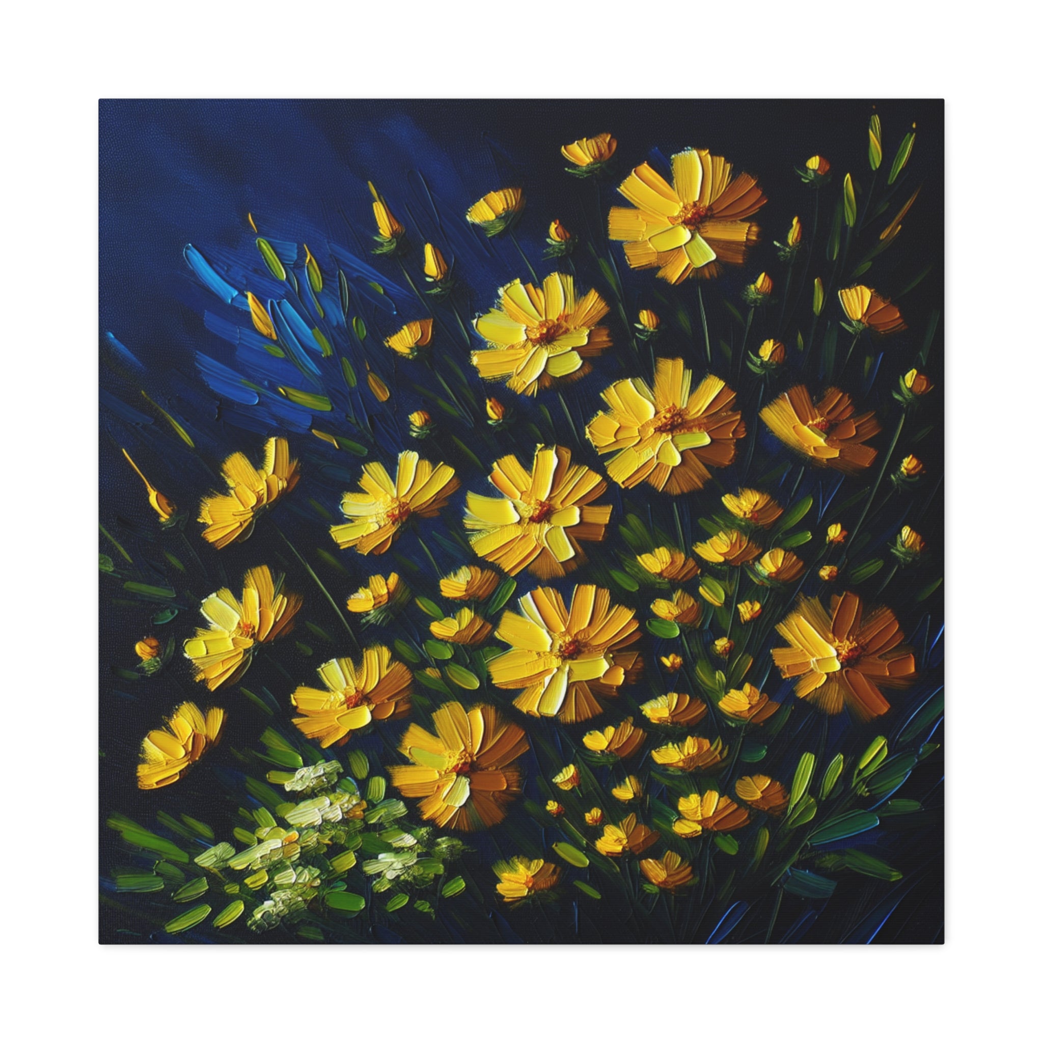canvas-print-yellow-wildflowers-matte-canvas-impasto-oil-painting-stretched-wall-art-home-decor-floral-print-gift-for-nature-