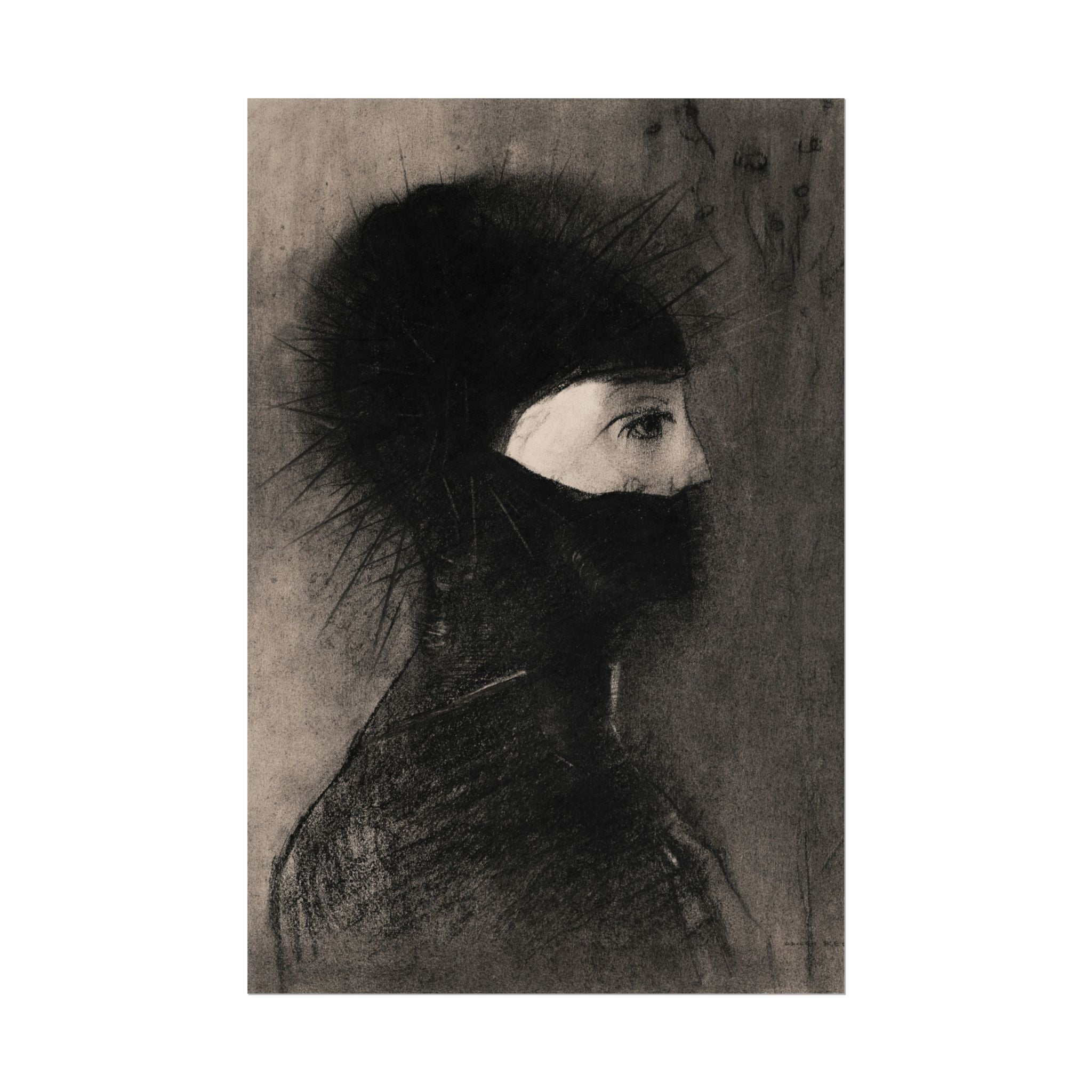 armor-by-odilon-redon-poster-print-vintage-woman-illustration-post-impressionism-art-wall-decor