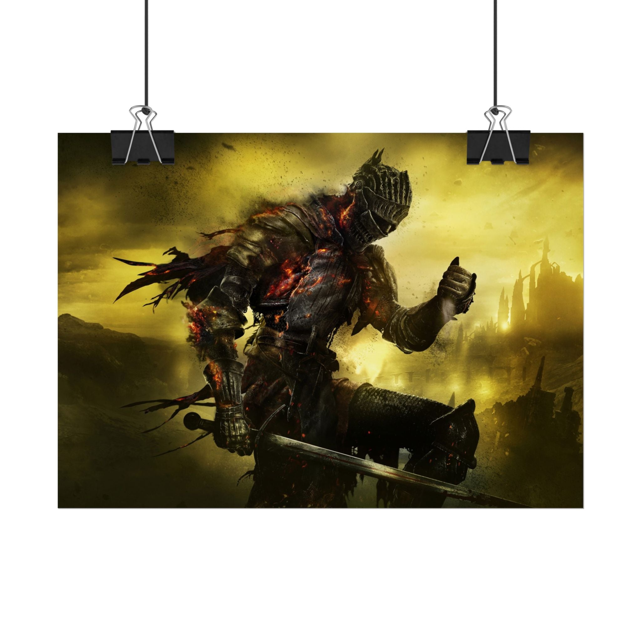 dark-souls-warrior-poster-gaming-wall-art-print-cinder-poster-art-game-wall-decor-geek-poster-print