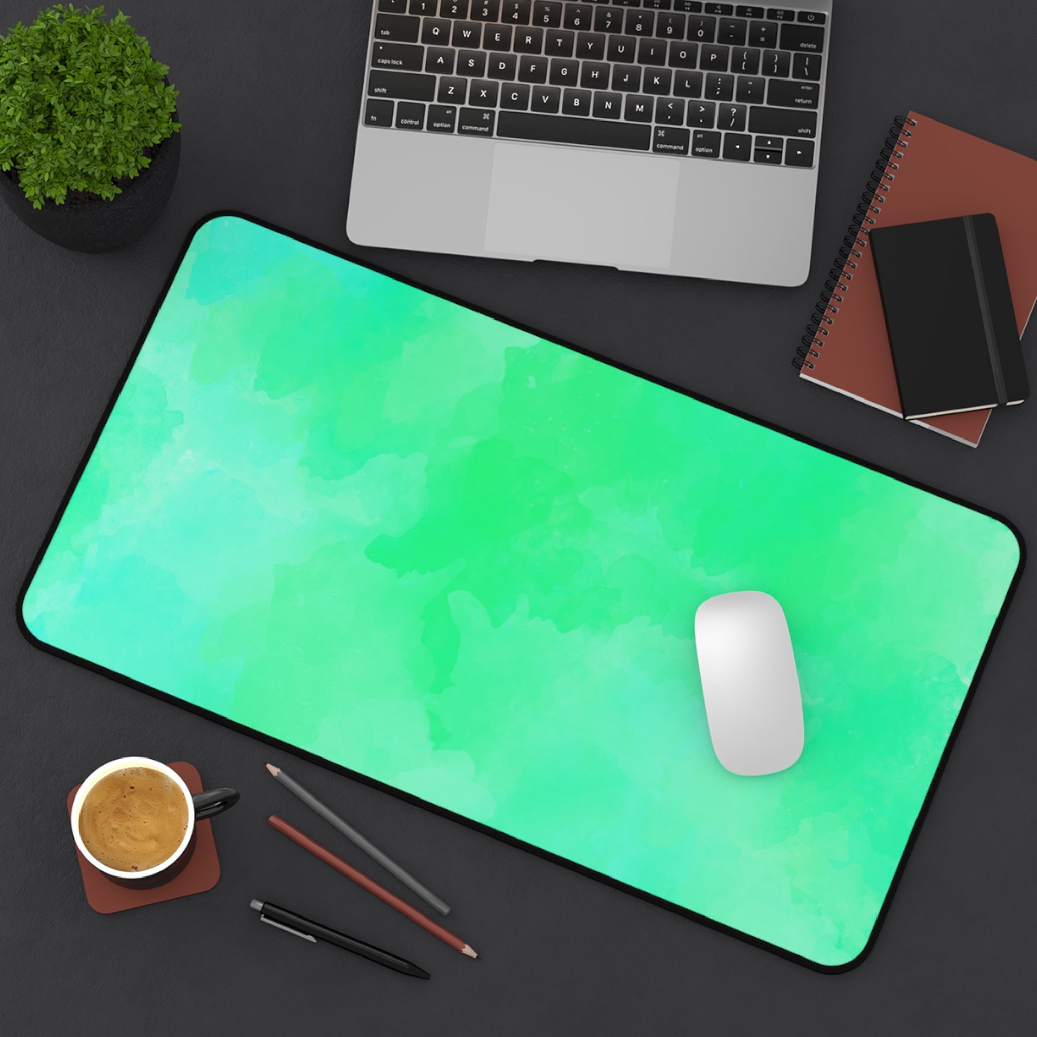 watercolor-turquoise-desk-mat-gaming-mousepad-office-desk-accessories-large-desk-blotter-computer-desk-cover-home-essentials