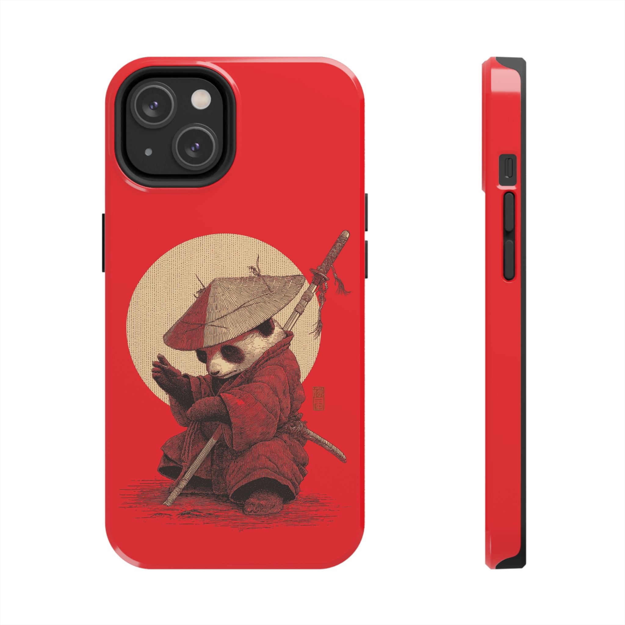 japanese-samurai-panda-iphone-tough-case-kawaii-animal-phone-cover-protective-phone-cover-japandi-art-iphone-case