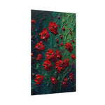 red-wildflowers-poster-print-impasto-oil-painting-look-stretched-wall-art-home-decor-floral-print-gift-for-nature-lover