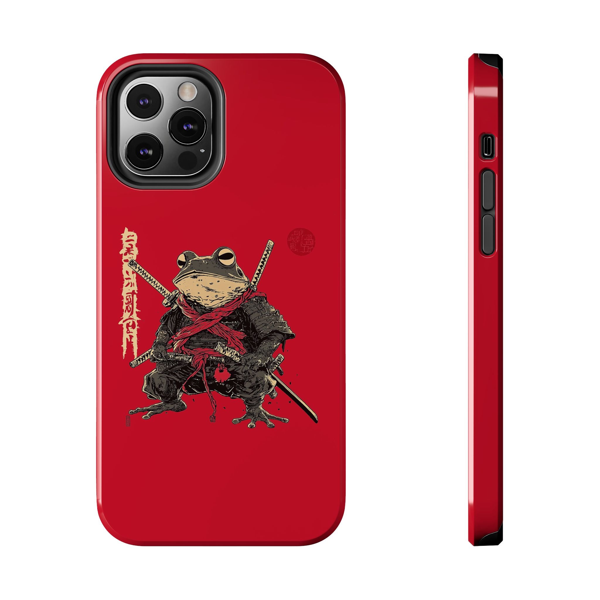 retro-vintage-ninja-frog-iphone-tough-case-red-sun-japanese-samurai-frog-design-stylish-tough-protector-red-iphone-case