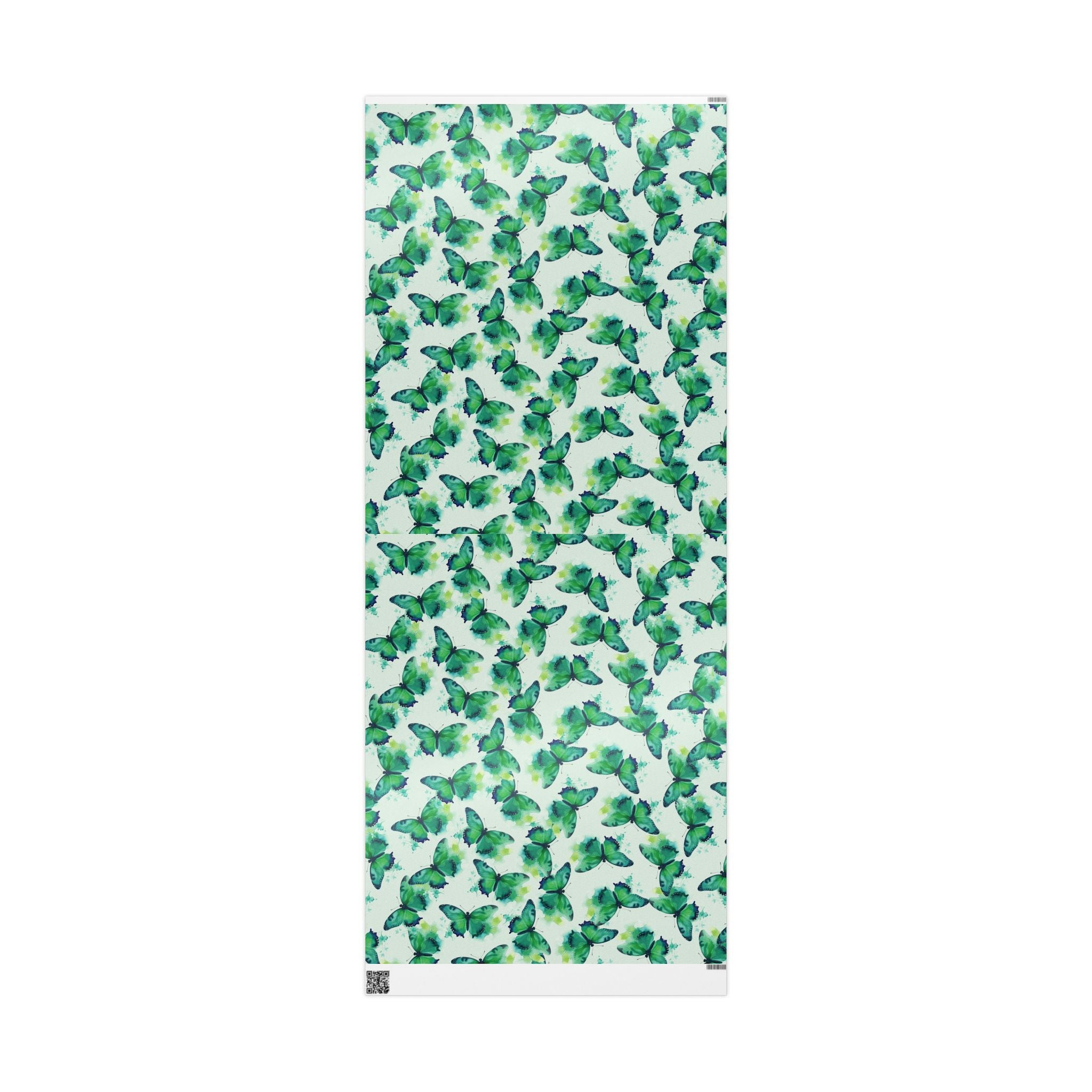 dark-green-butterfly-watercolor-wrapping-papers-elegant-roll-for-gifts-craft-supplies-birthday-gift-wrap-holiday-packaging-sc